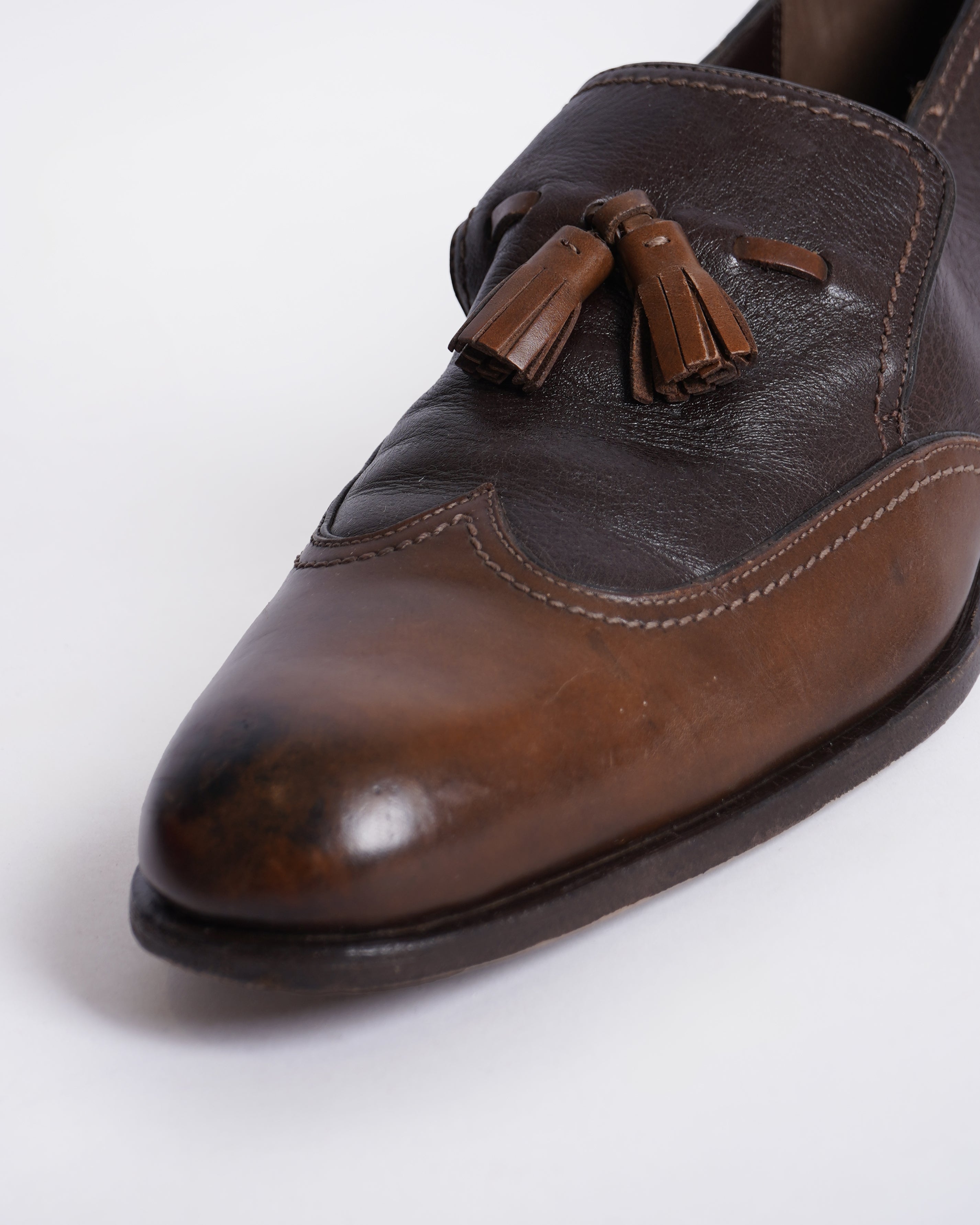 Salvatore Ferragamo BrownLeather Loafers Shoes