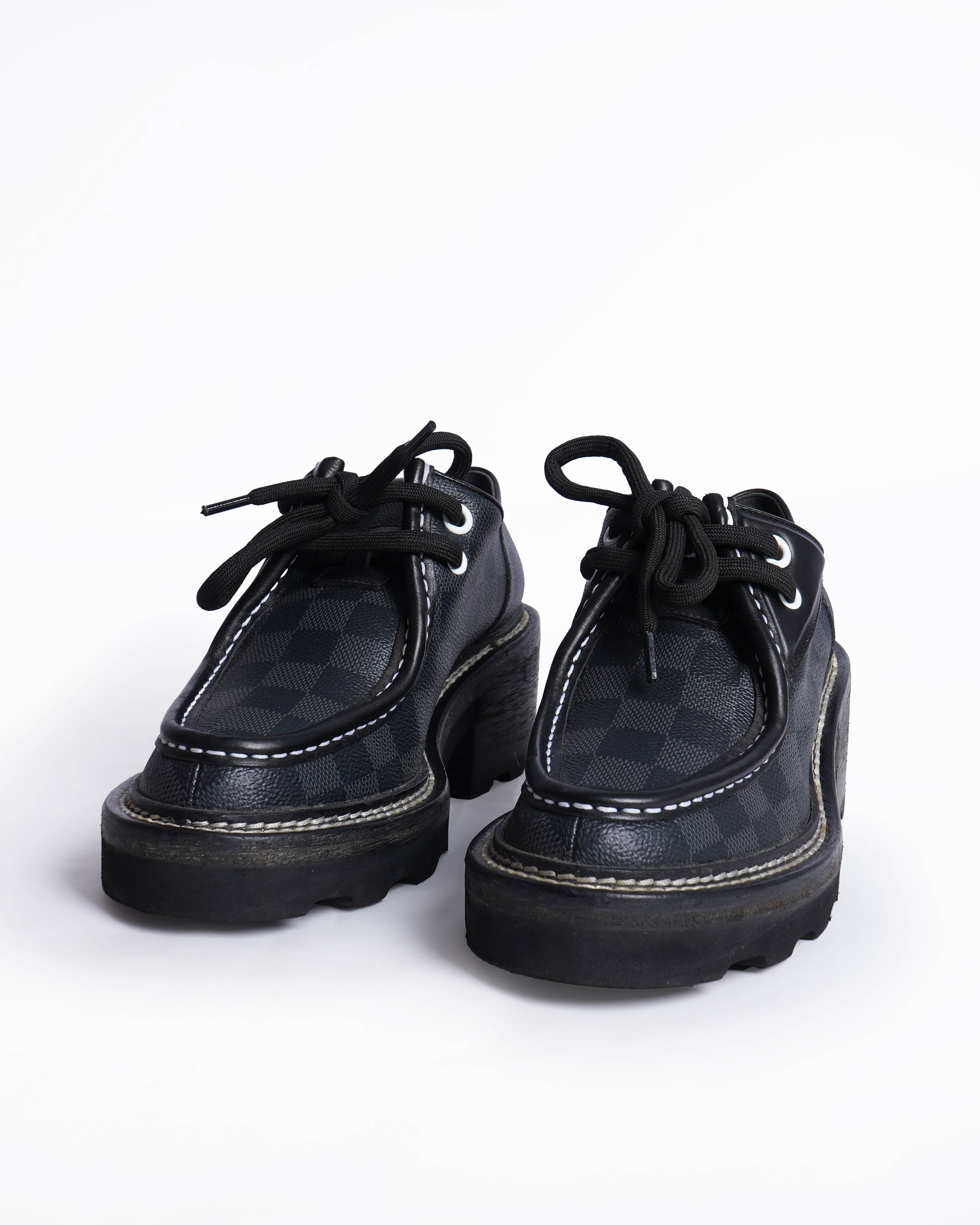 New Louis Vuitton Women's Ranger Derby In Damier Grained Calf Leather
