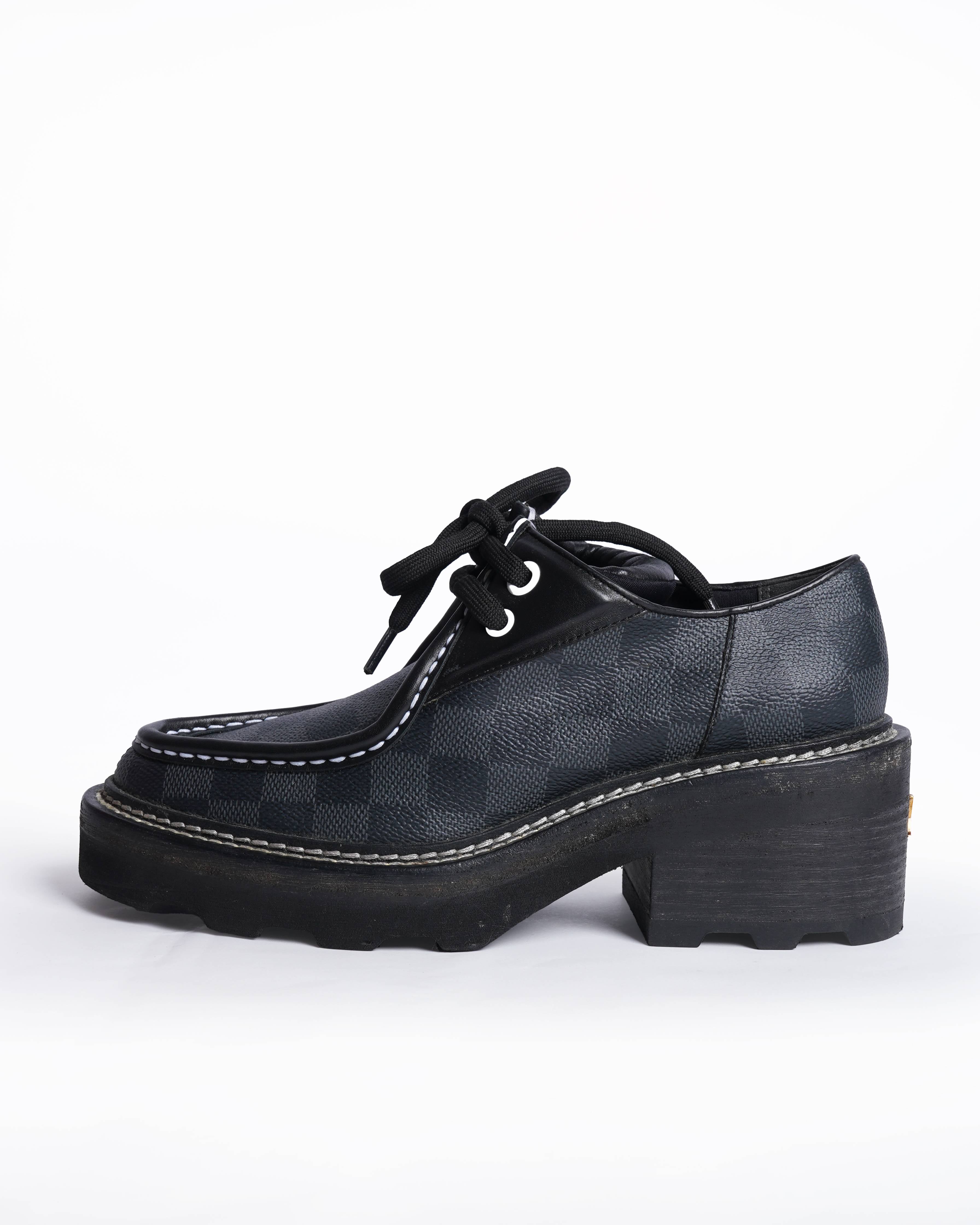 New Louis Vuitton Women's Ranger Derby In Damier Grained Calf Leather