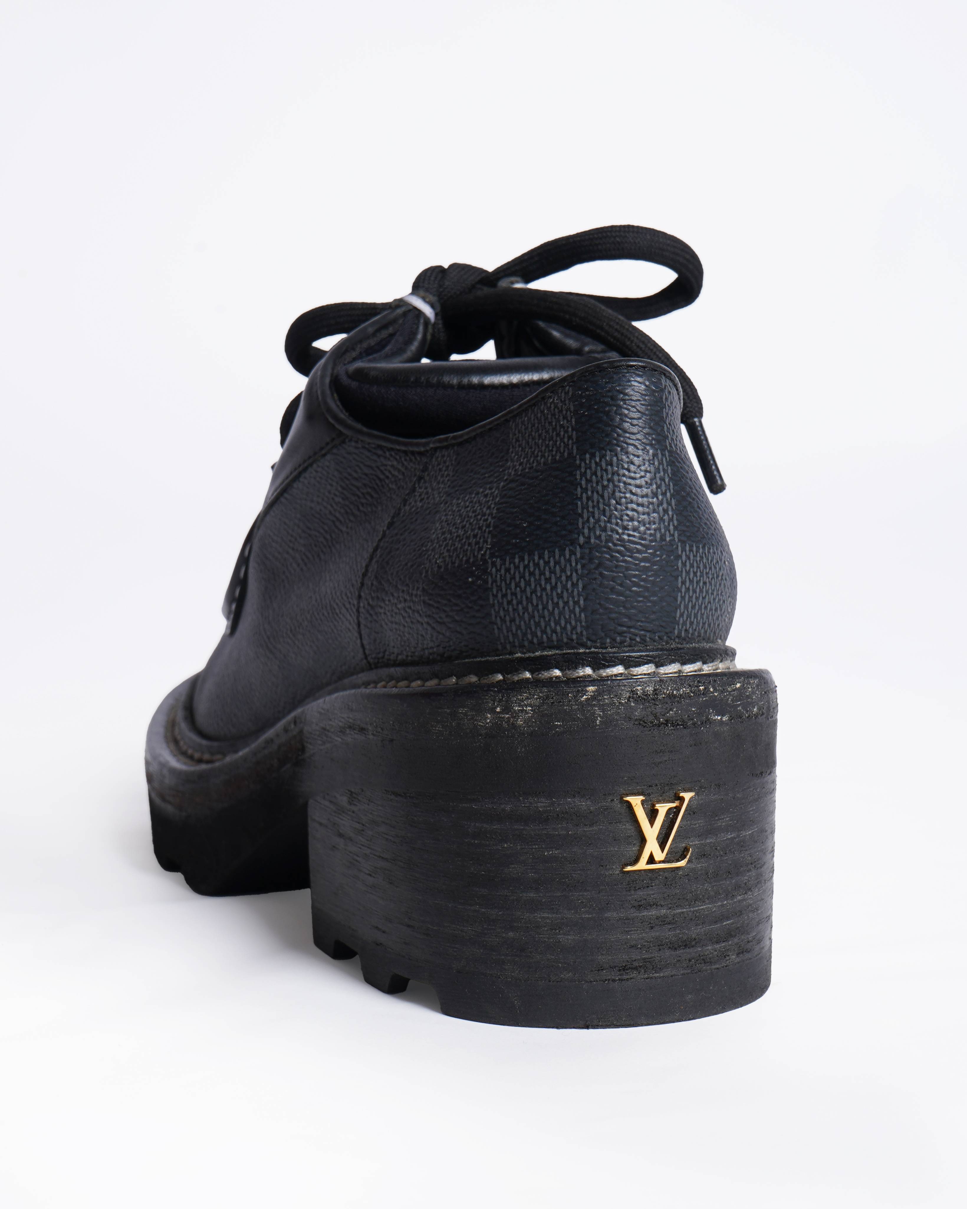 New Louis Vuitton Women's Ranger Derby In Damier Grained Calf Leather