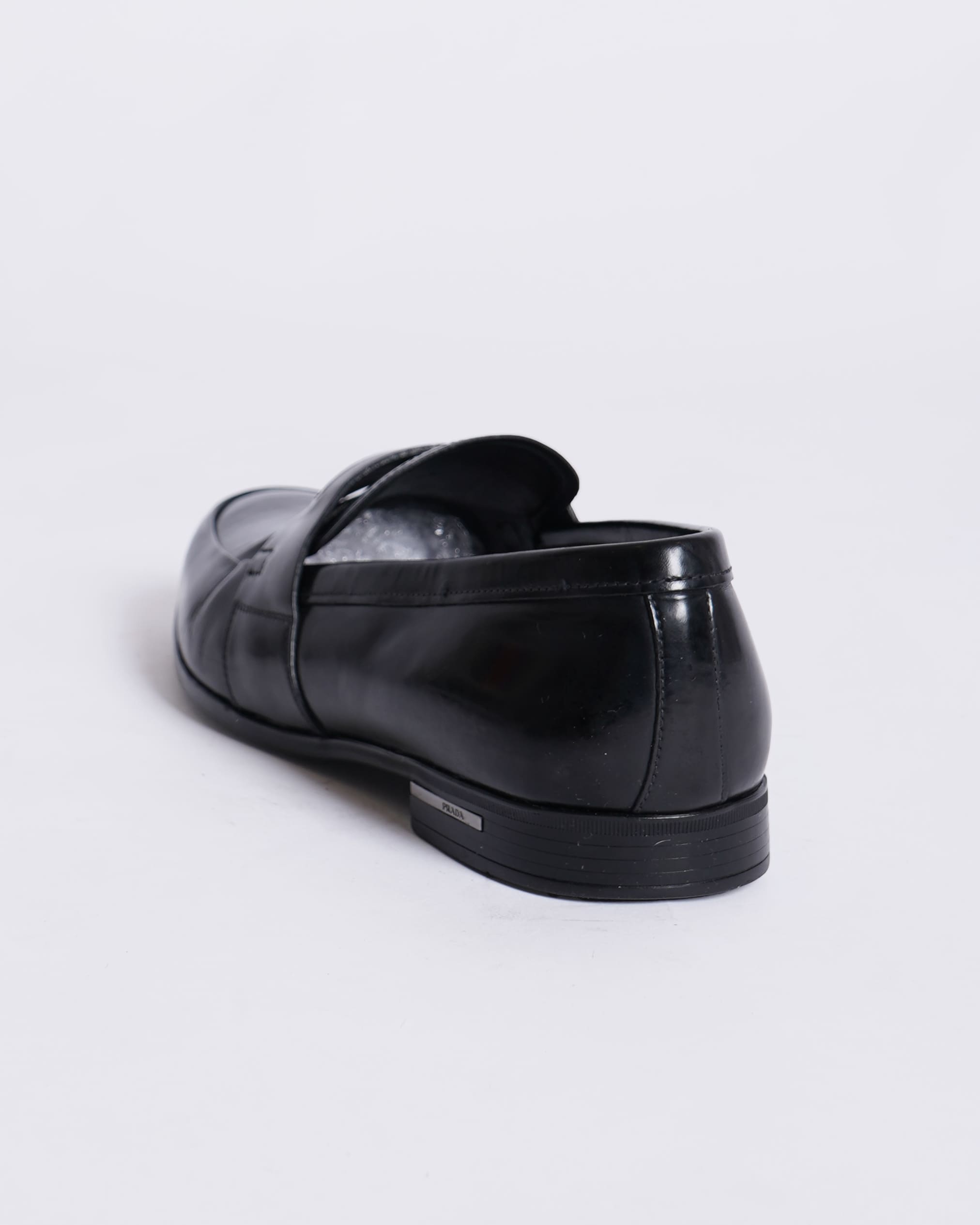 Prada Men's Penny Loafers in Black