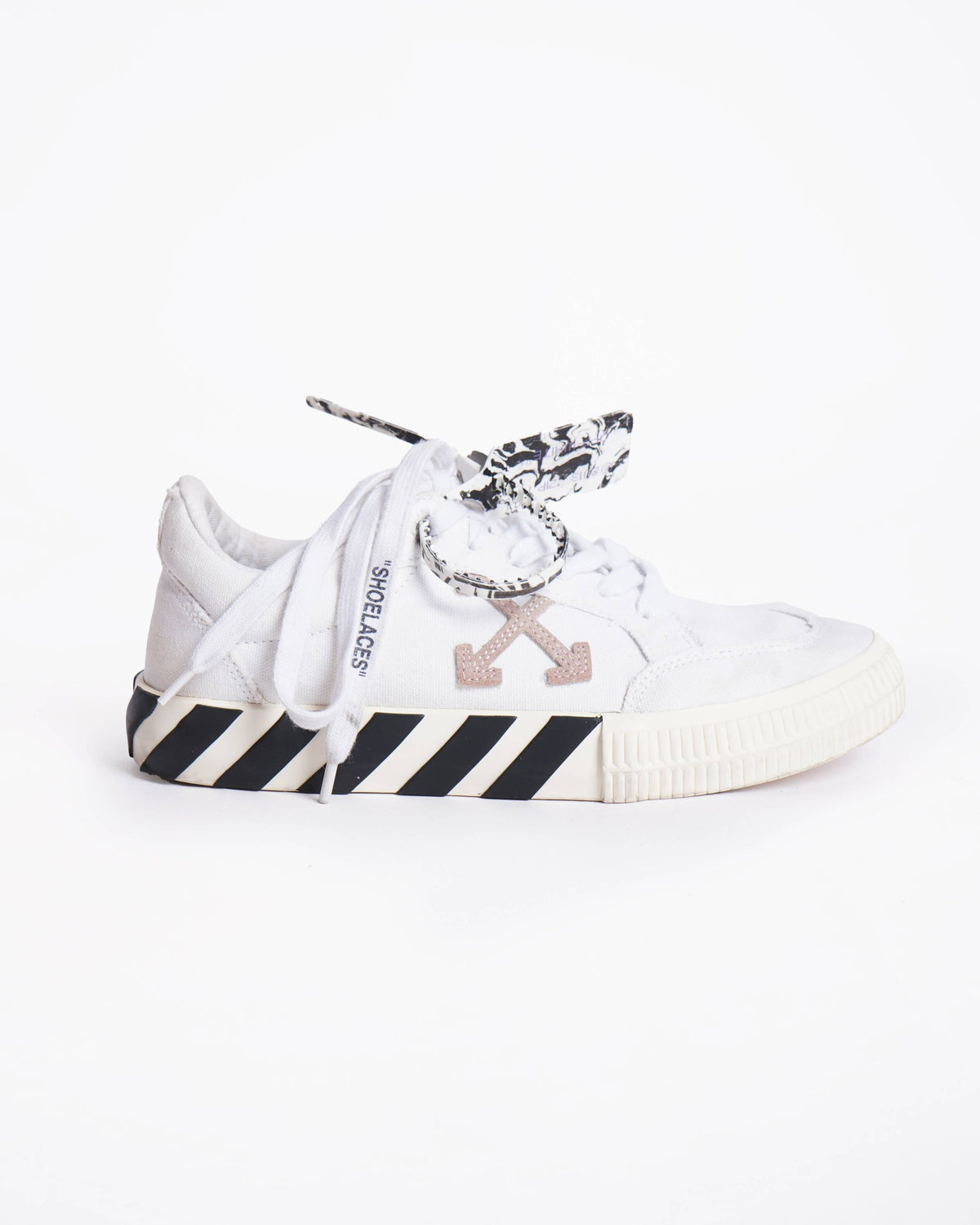 Offwhite vulcanized low white sneakers