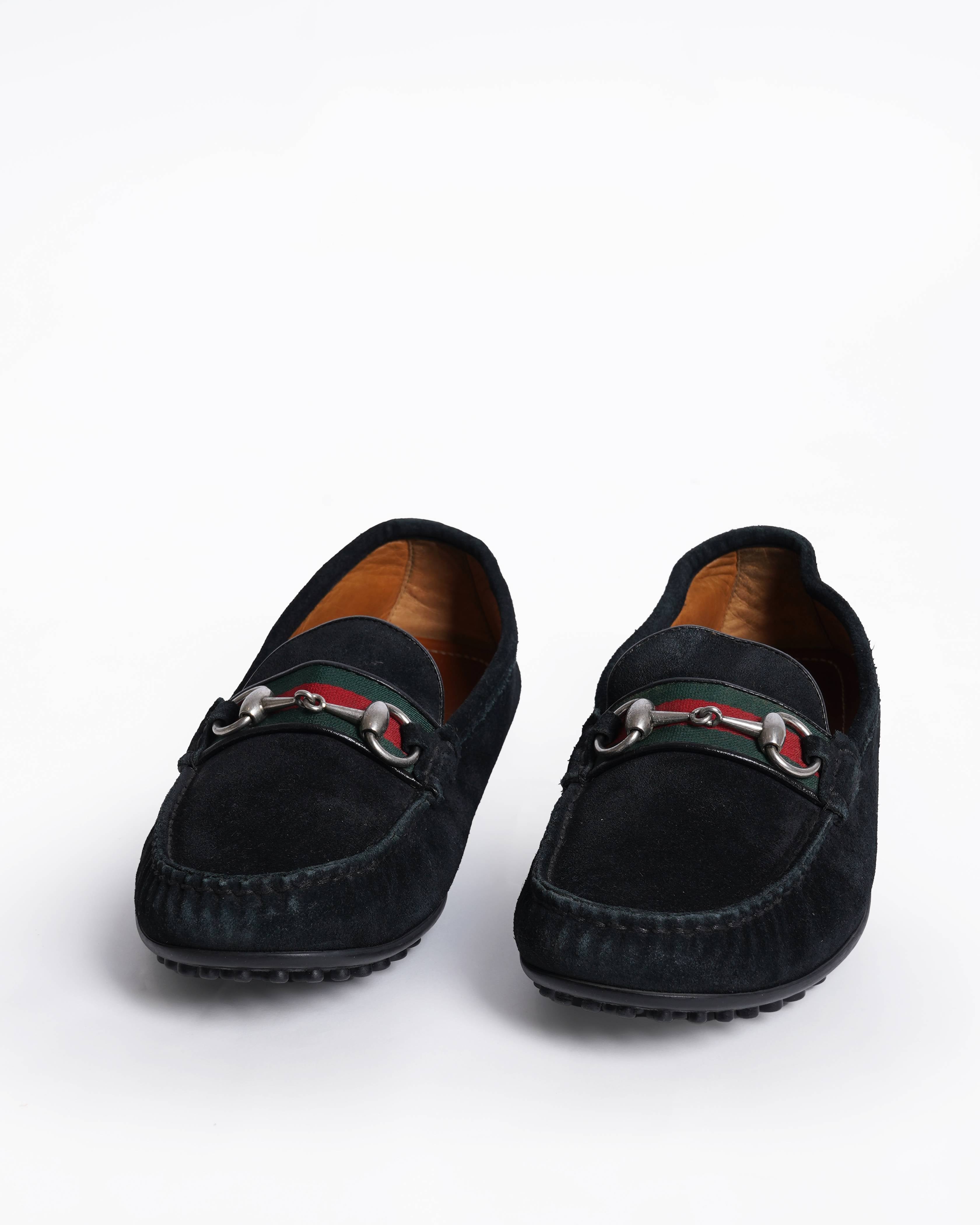 Gucci Vintage Suede Loafers