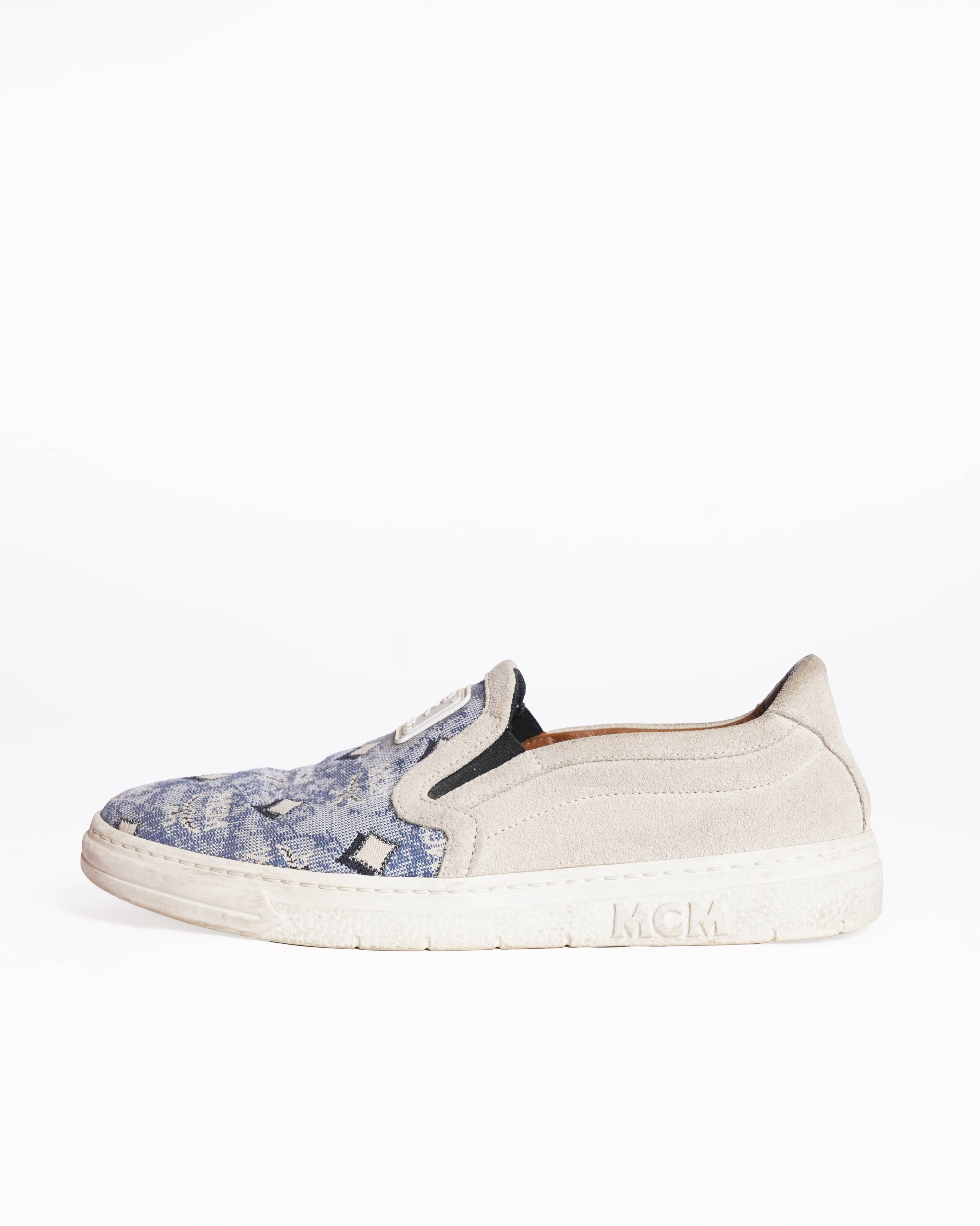MCM vintage monogram jacquard slip-on
