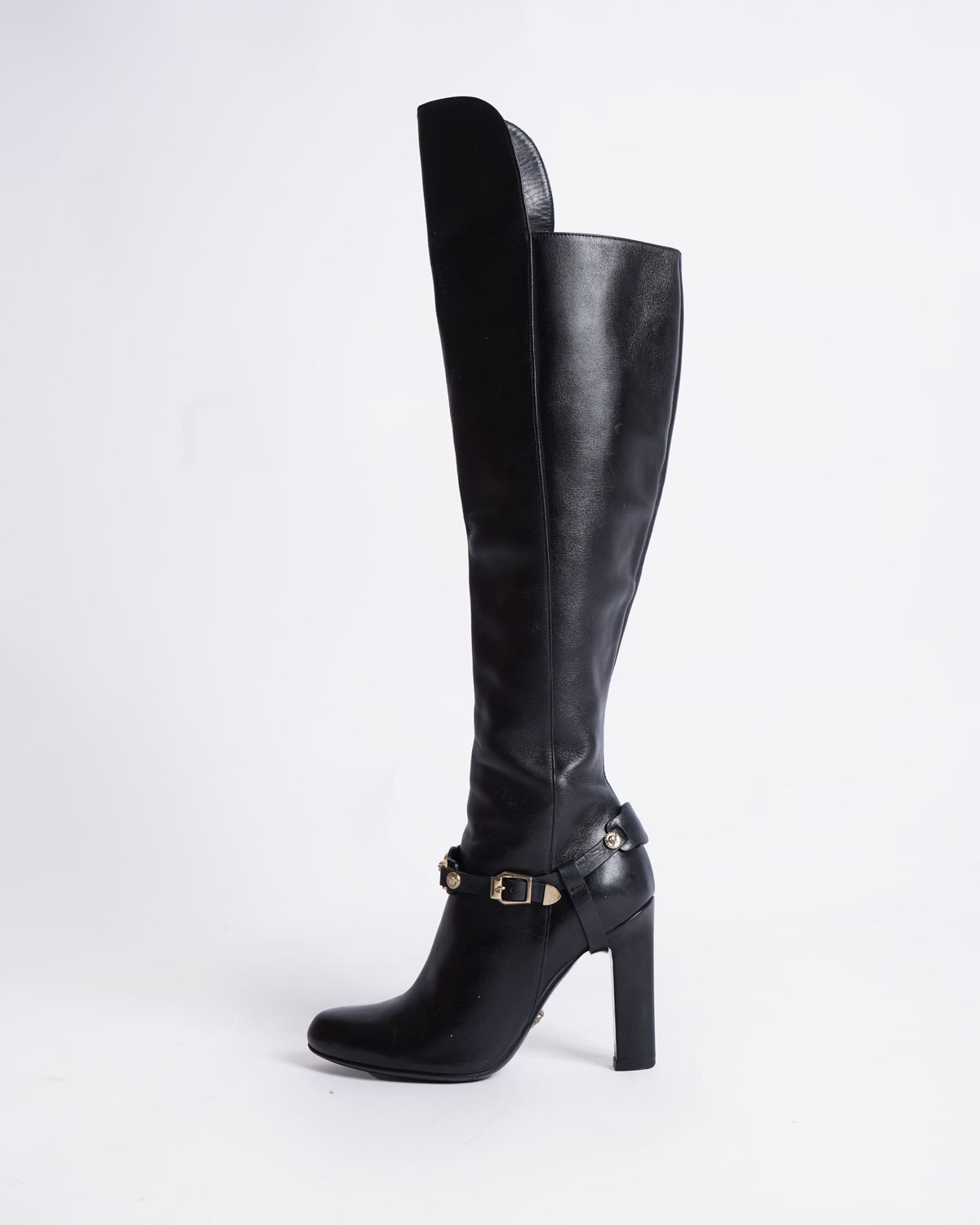Versace Long Boots in Black