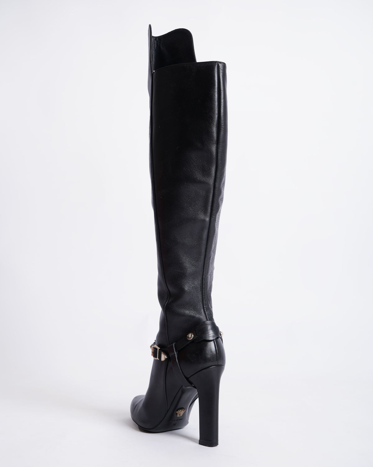 Versace Long Boots in Black