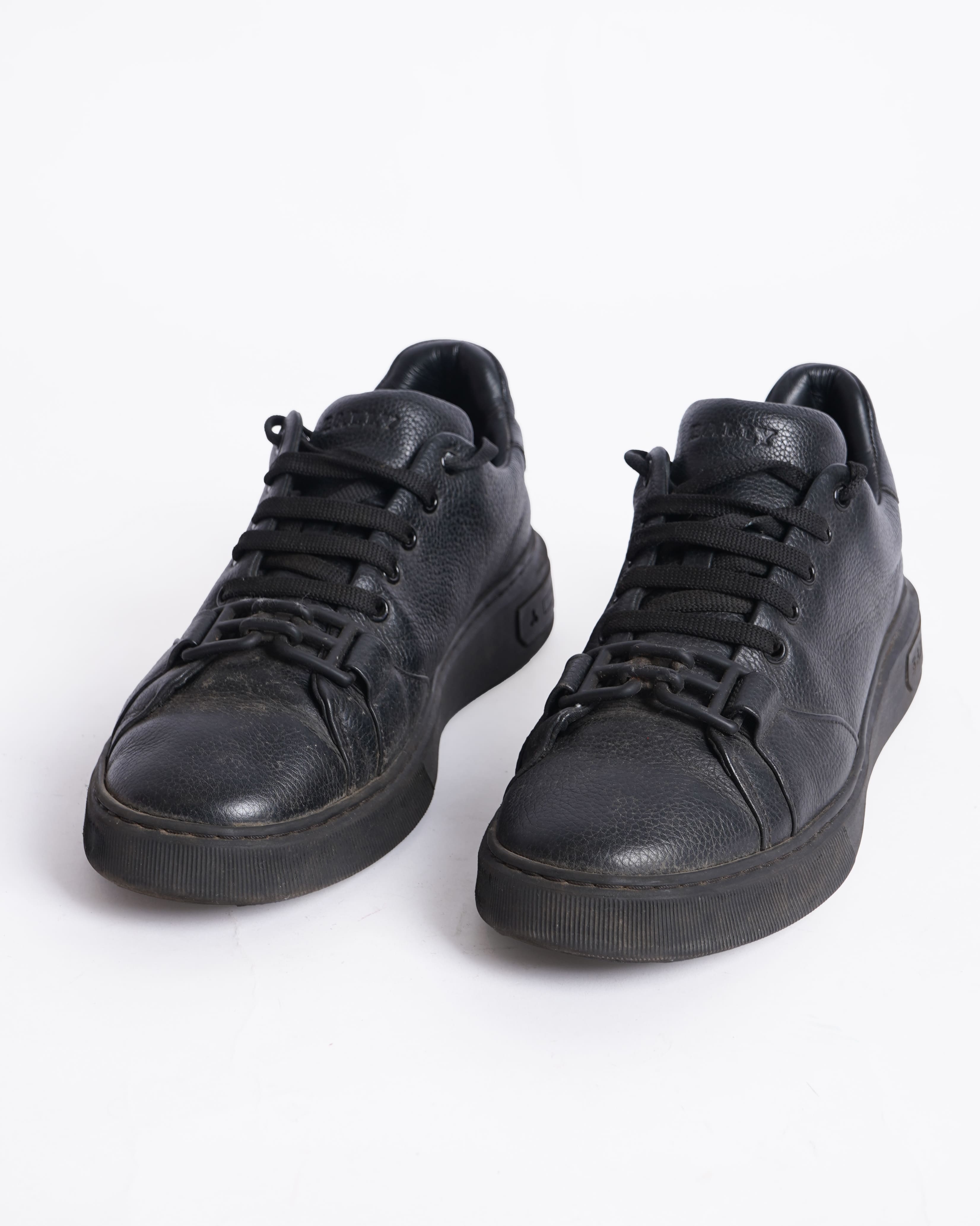 Bally Morrys Leather Lace-Up Sneakers Men