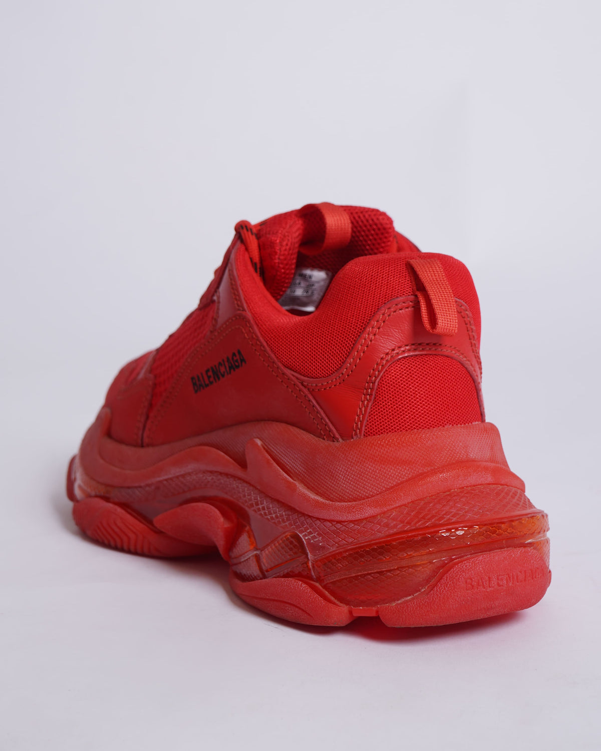Balenciaga Men's Triple S Trainers in Red
