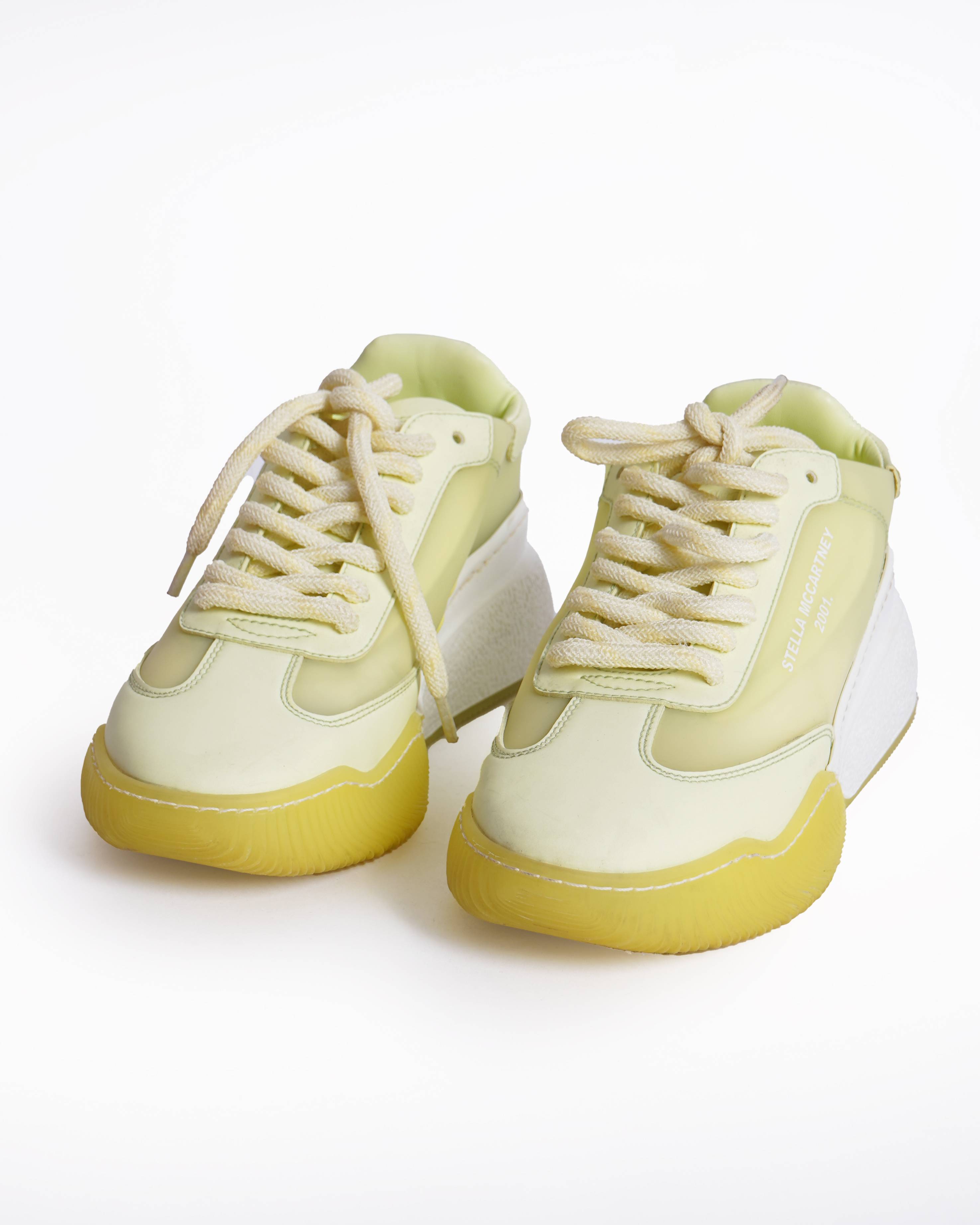 Stella McCartney Loop Mesh Lace Up Sneakers