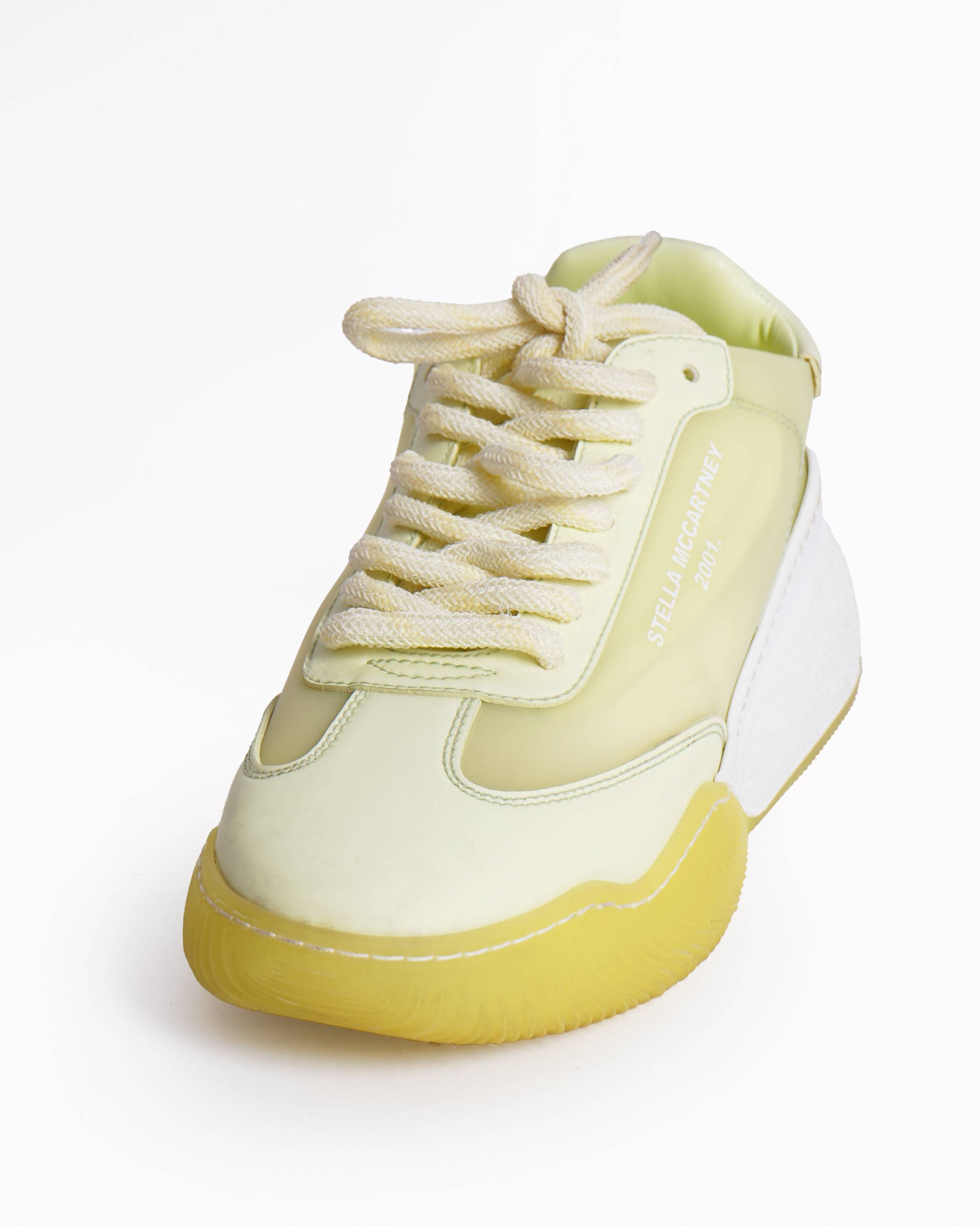 Stella McCartney Loop Mesh Lace Up Sneakers