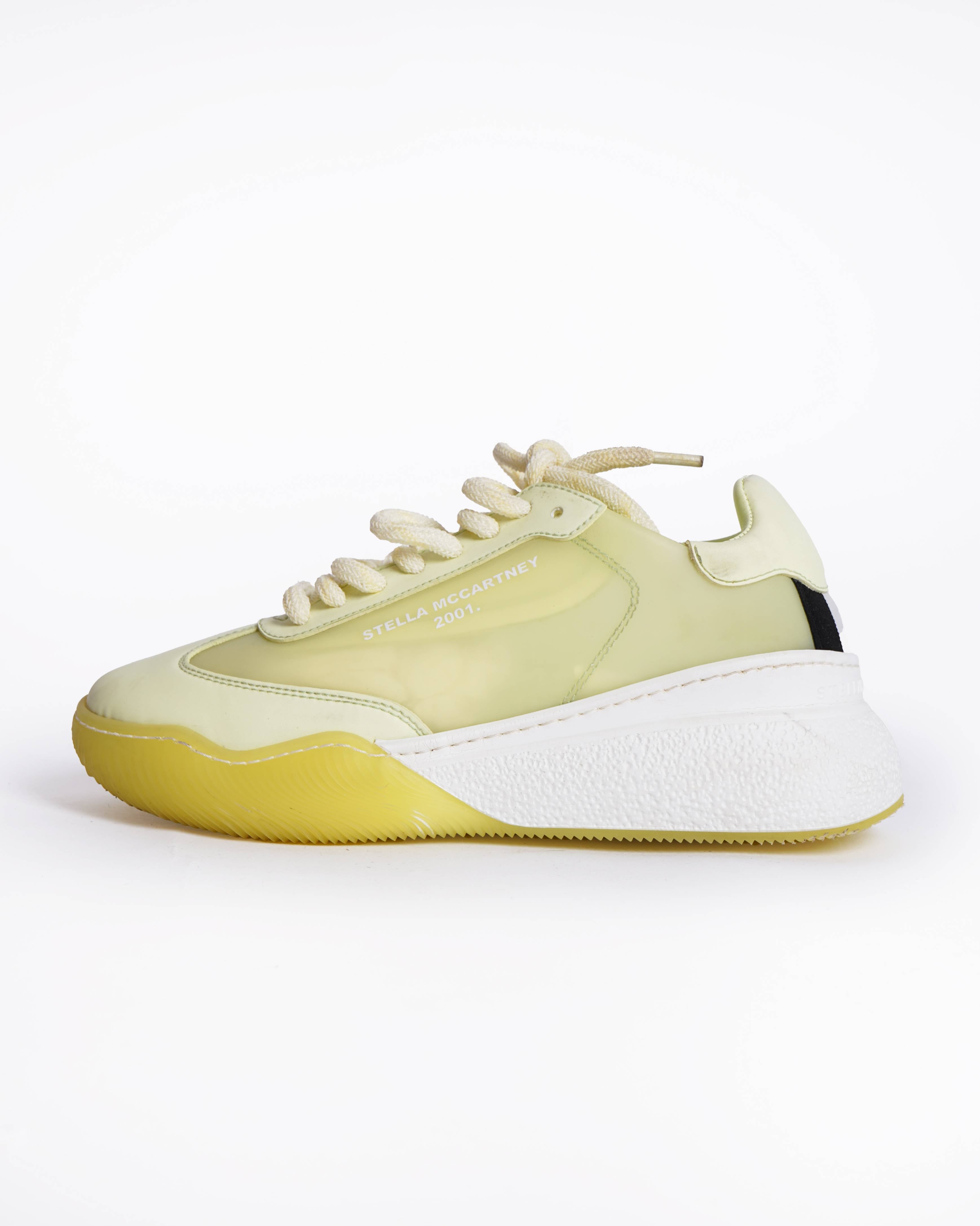 Stella McCartney Loop Mesh Lace Up Sneakers