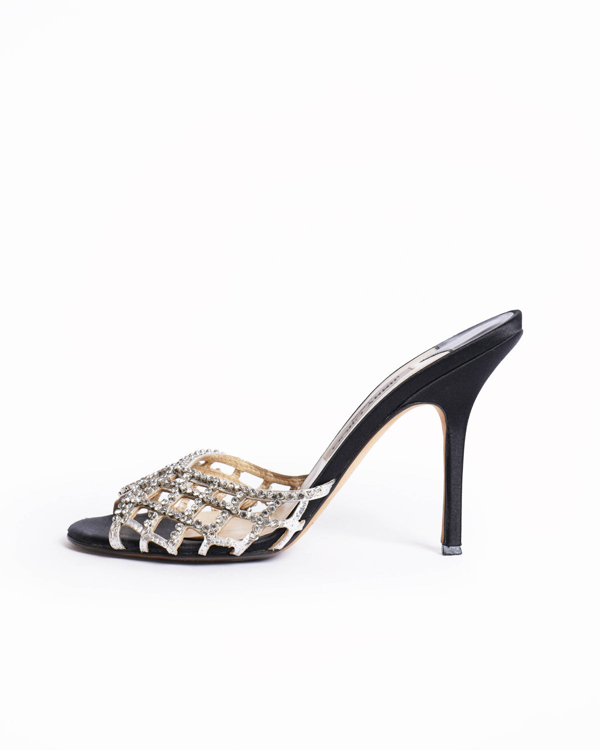 Jimmy Choo Diamante Heels In Black