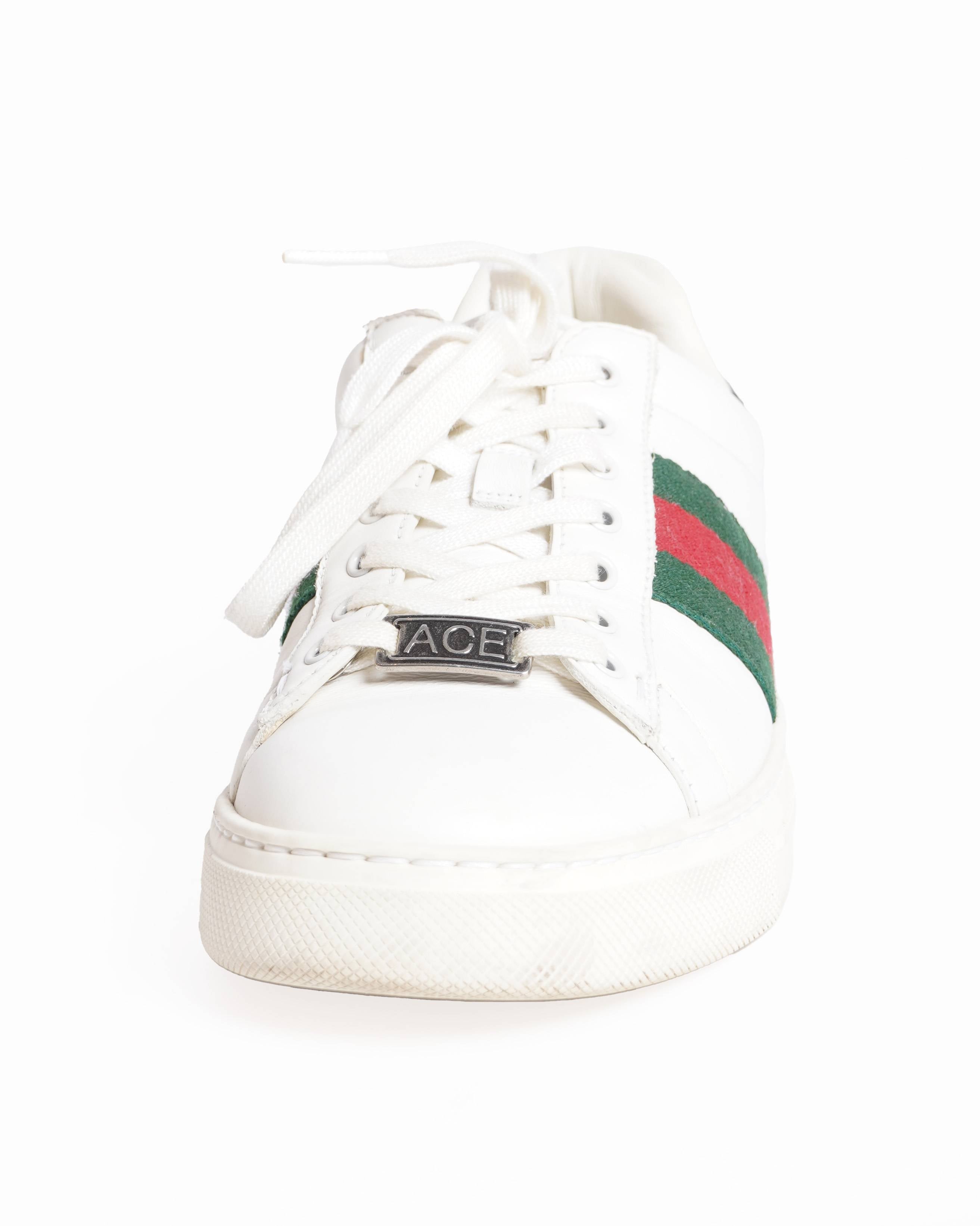Gucci ace leather sneakers