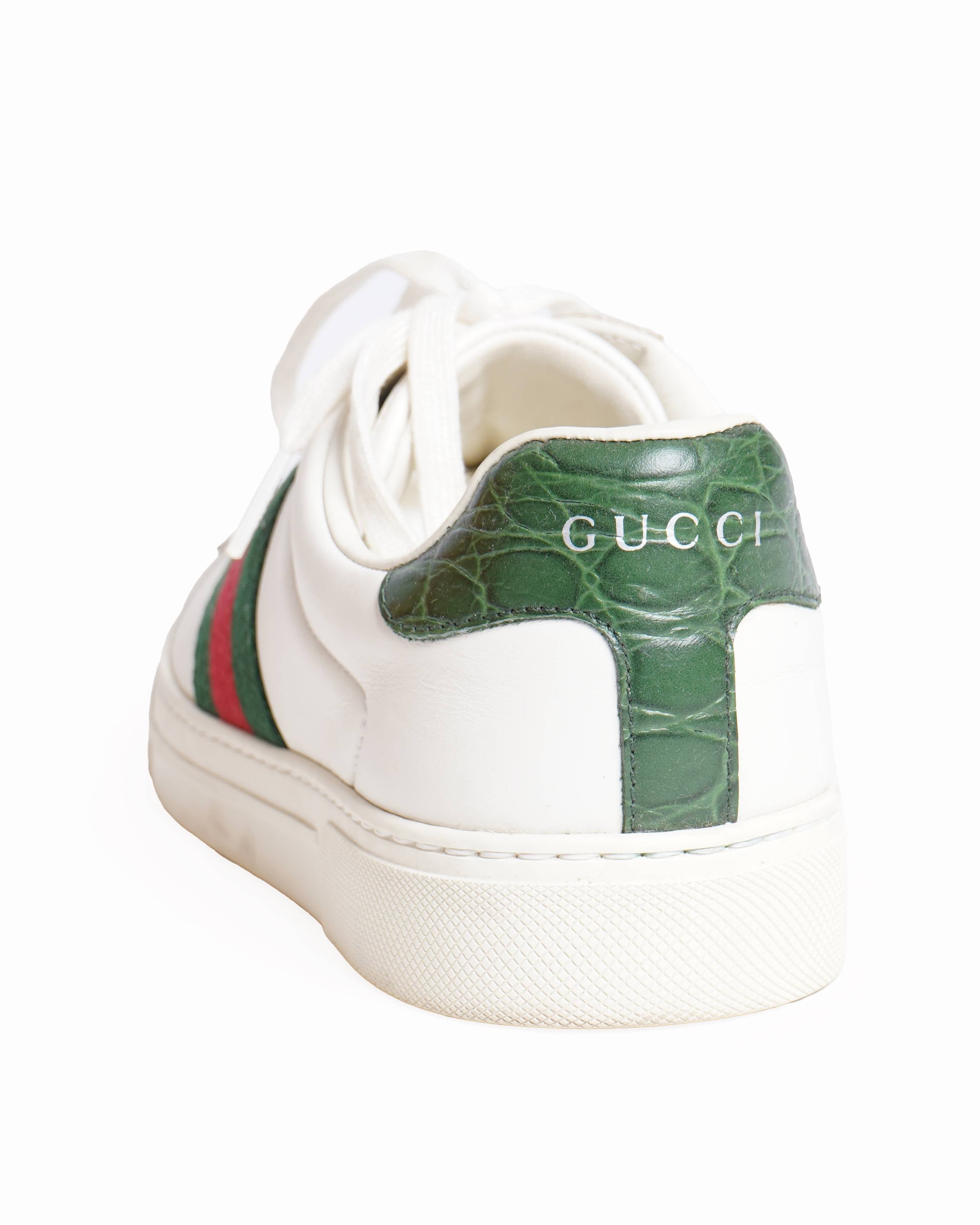 Gucci ace leather sneakers