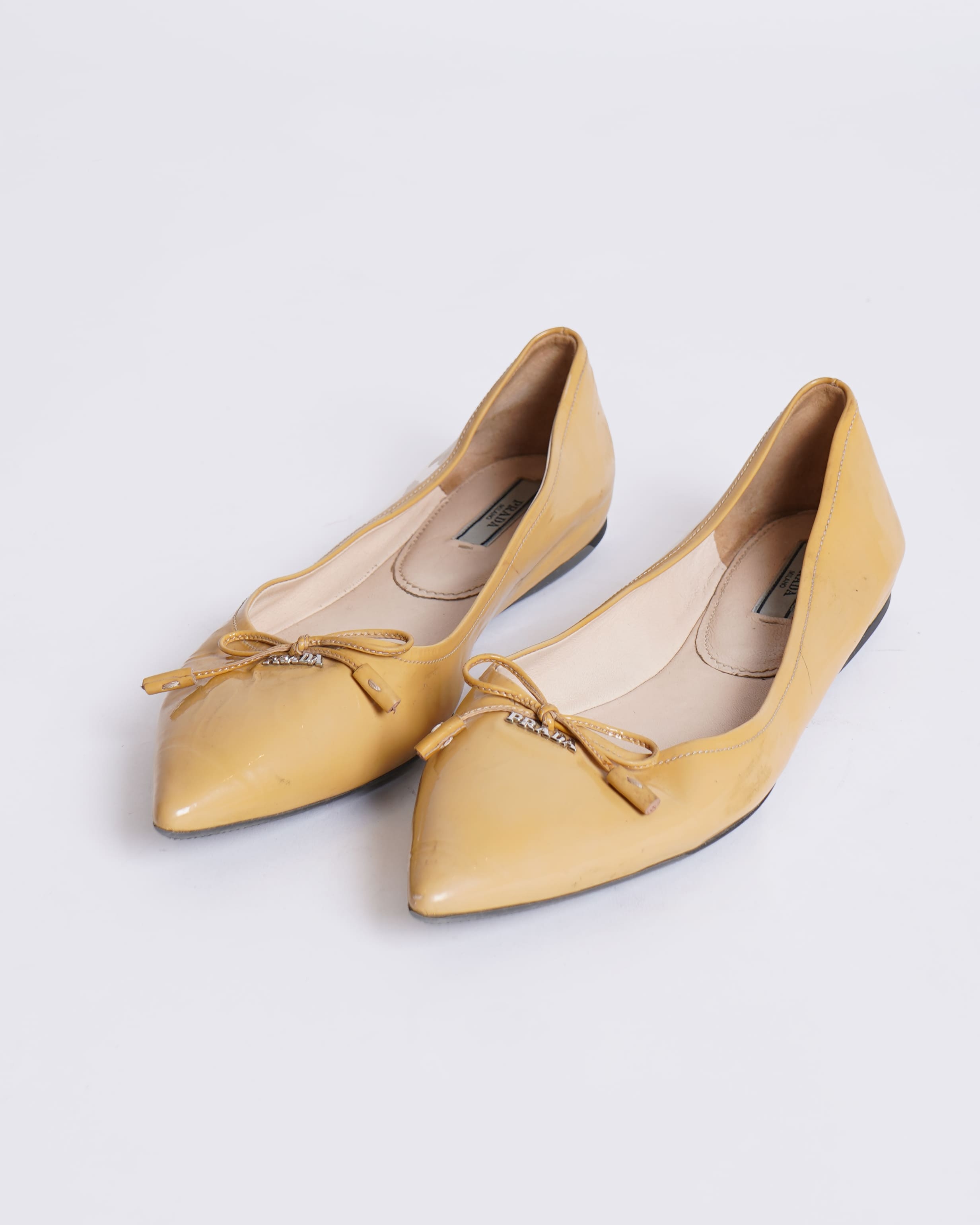 Prada Patent Leather Ballet Flats