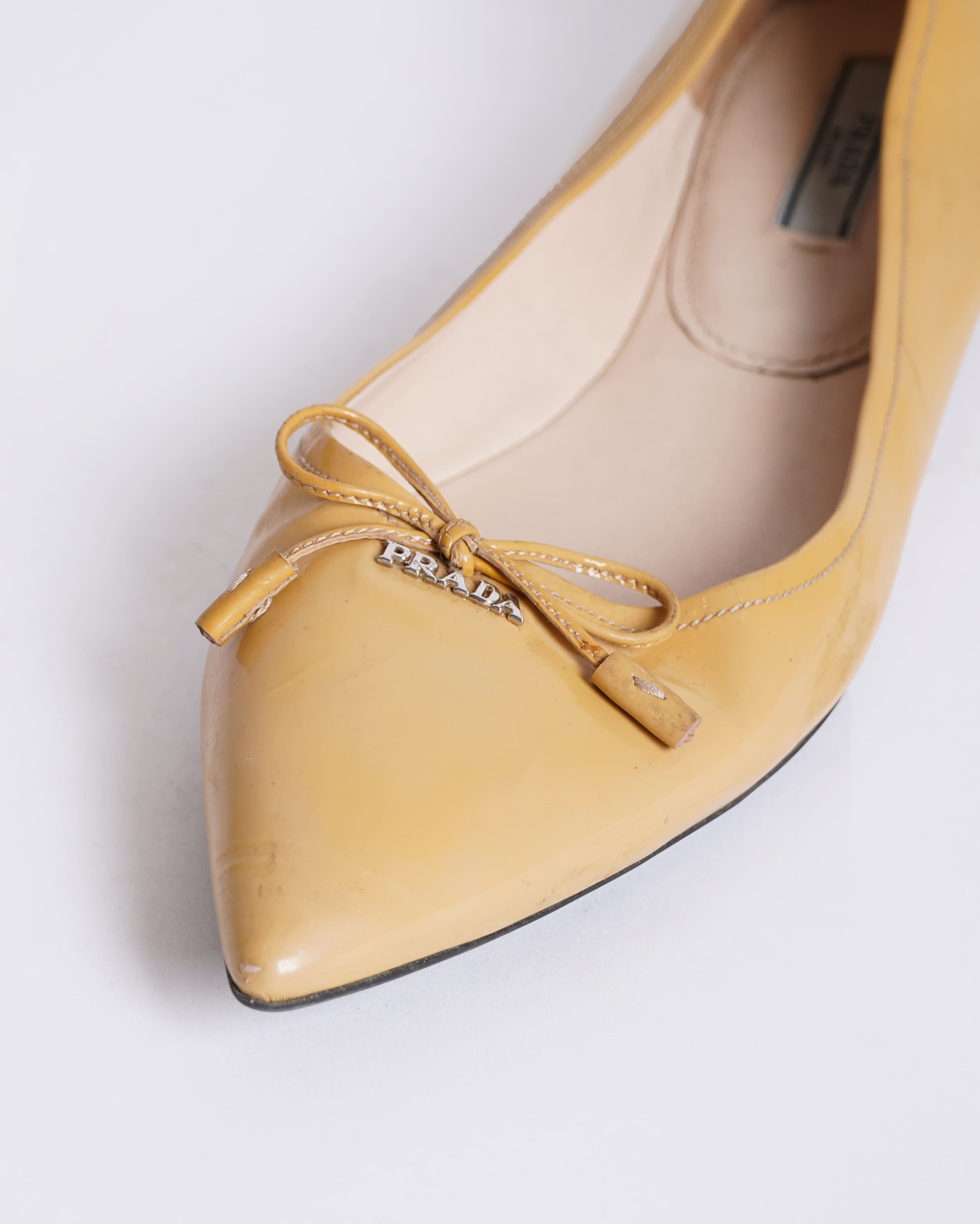 Prada Patent Leather Ballet Flats