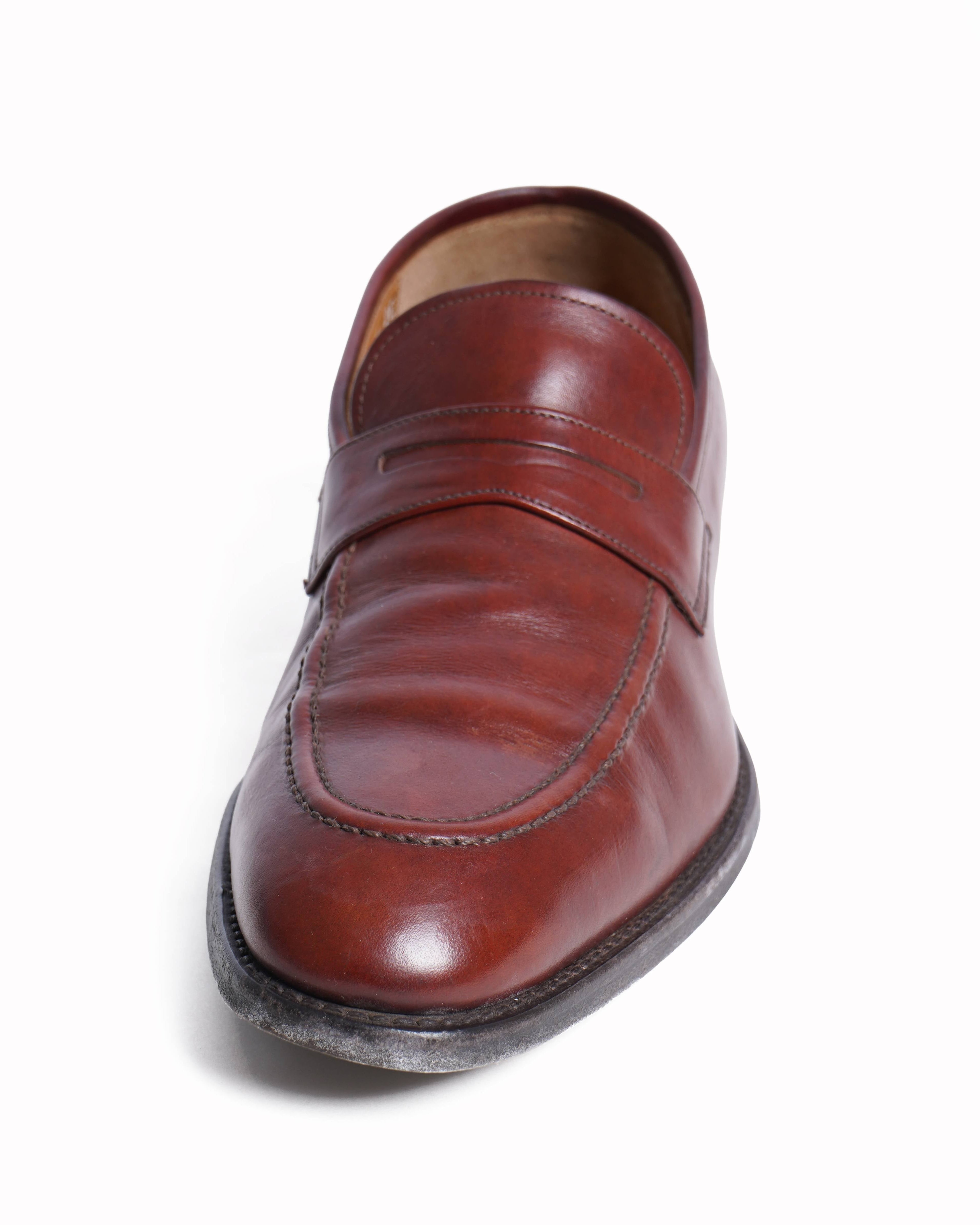 Salvatore Ferragamo Maroon Leather loafers