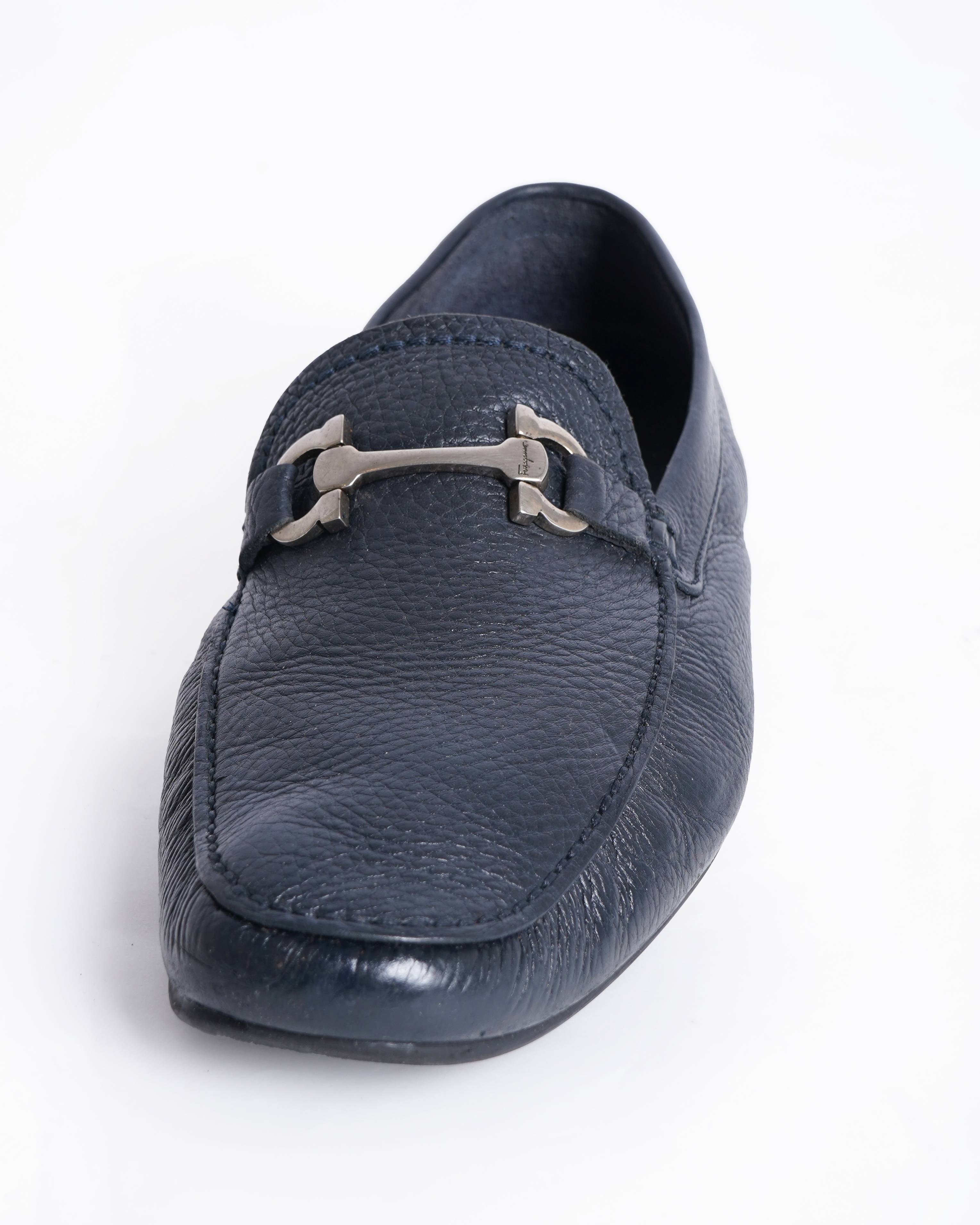 Salvatore ferragamo Blue driver loafers