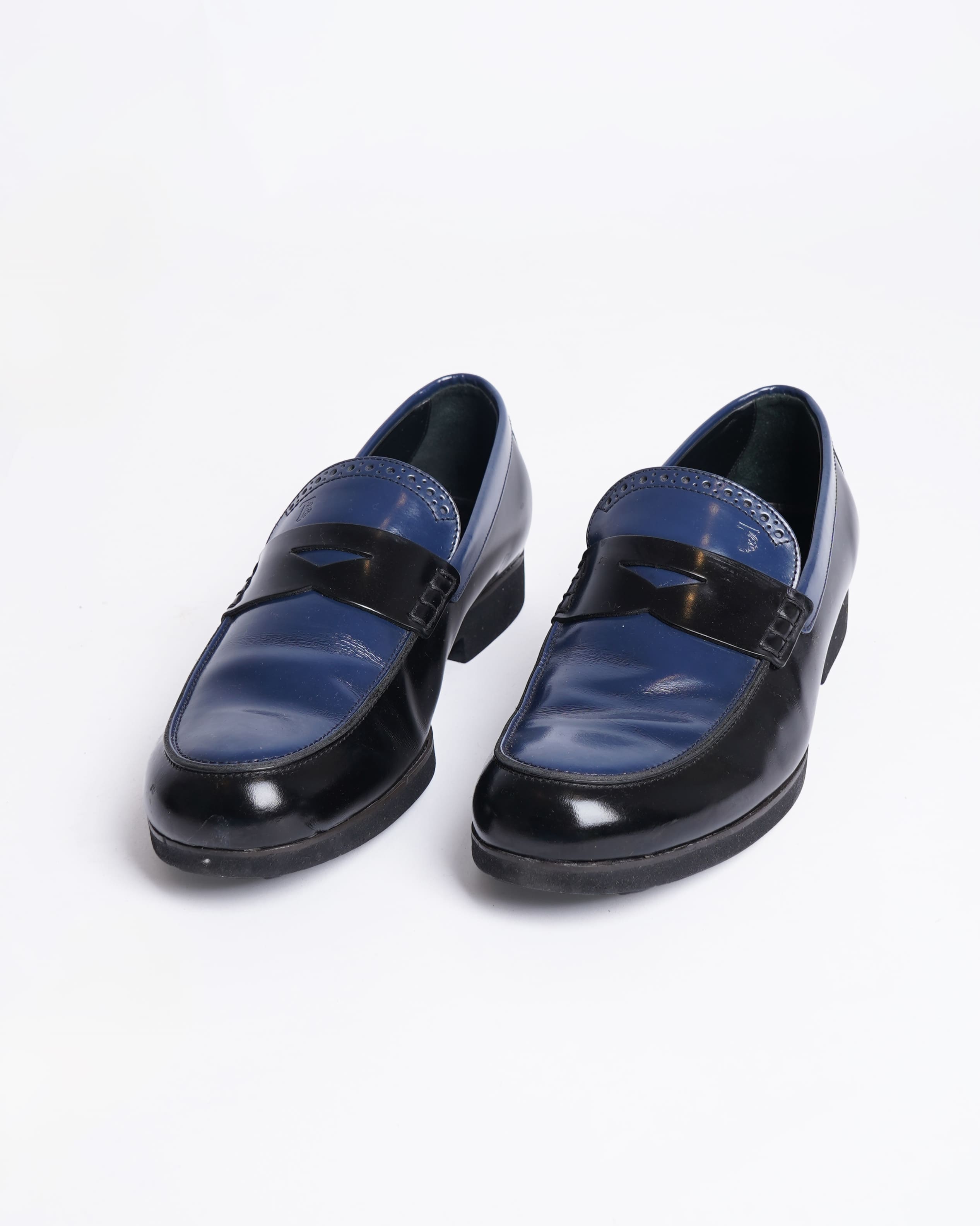 Tods Men Loafers in Blue and black