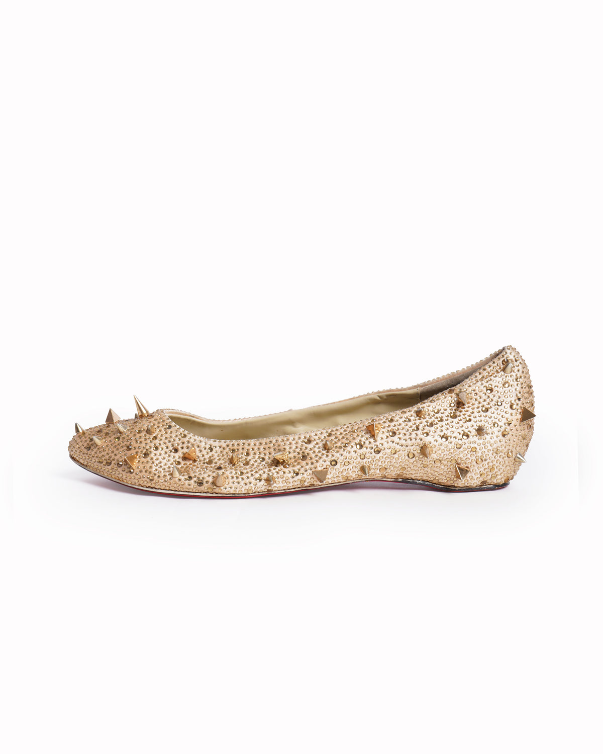 Christian Louboutin 
Glitter ballet flats