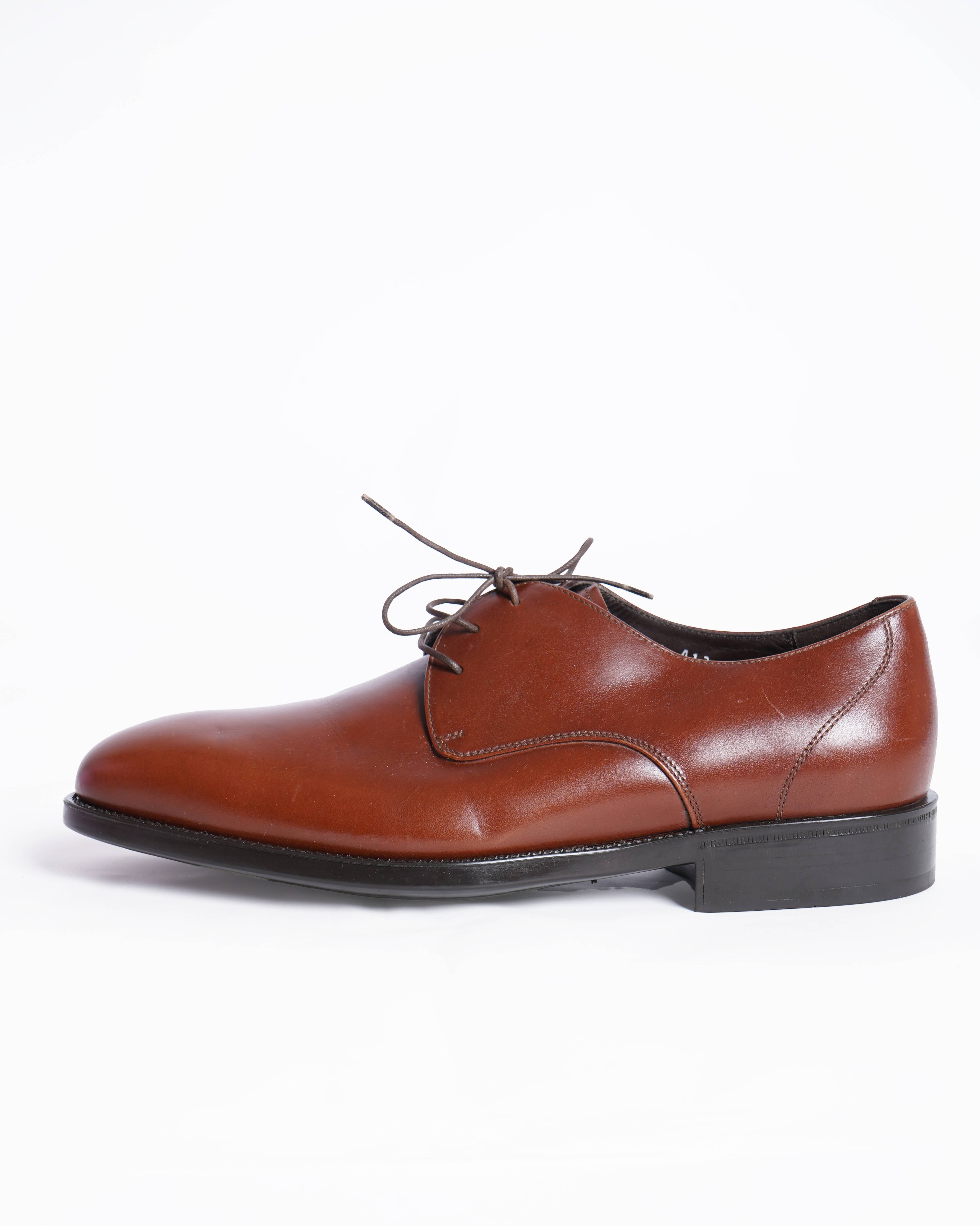 Salvatore Ferragamo Lace Up Leather shoes In brown