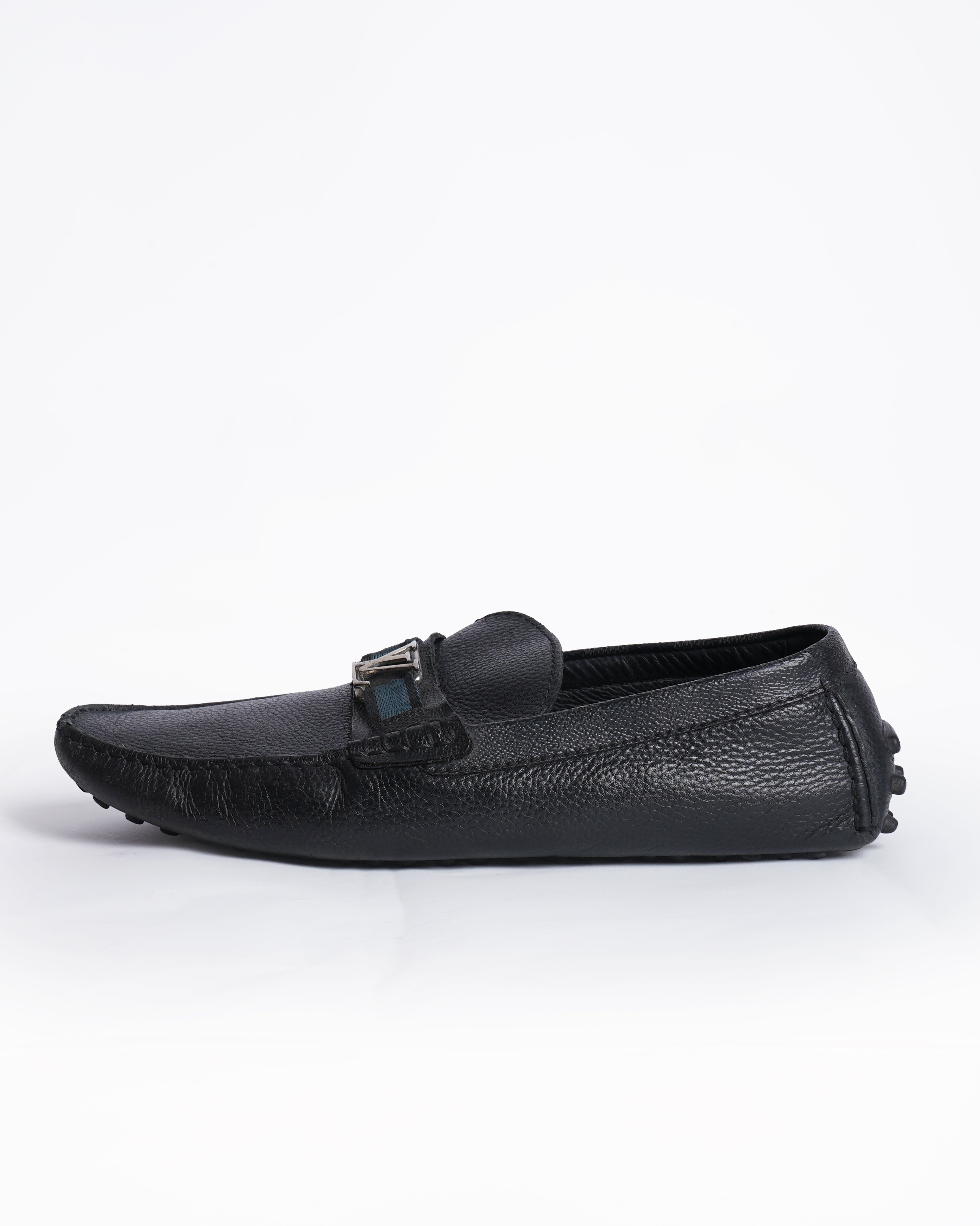 Louis Viutton 
Carlo Moccasins Loafers in balck