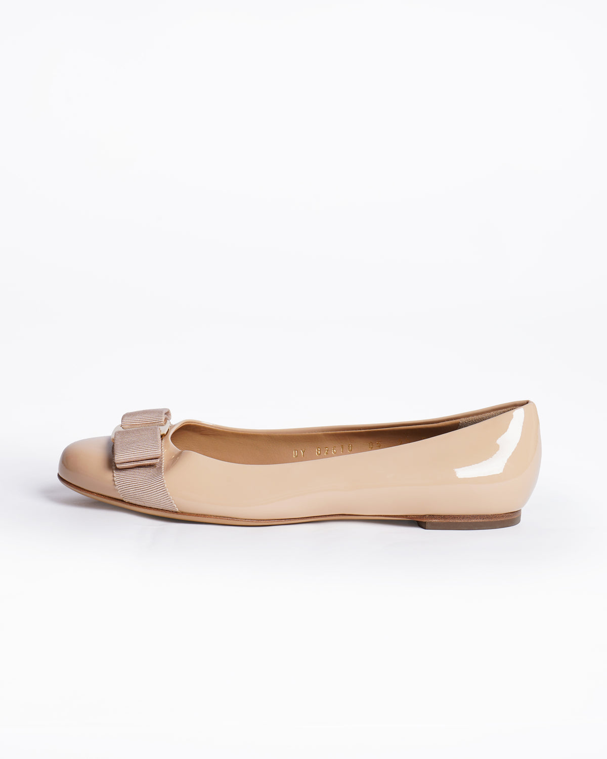 Salvatore Ferragamo Round Toe Ballet Flats