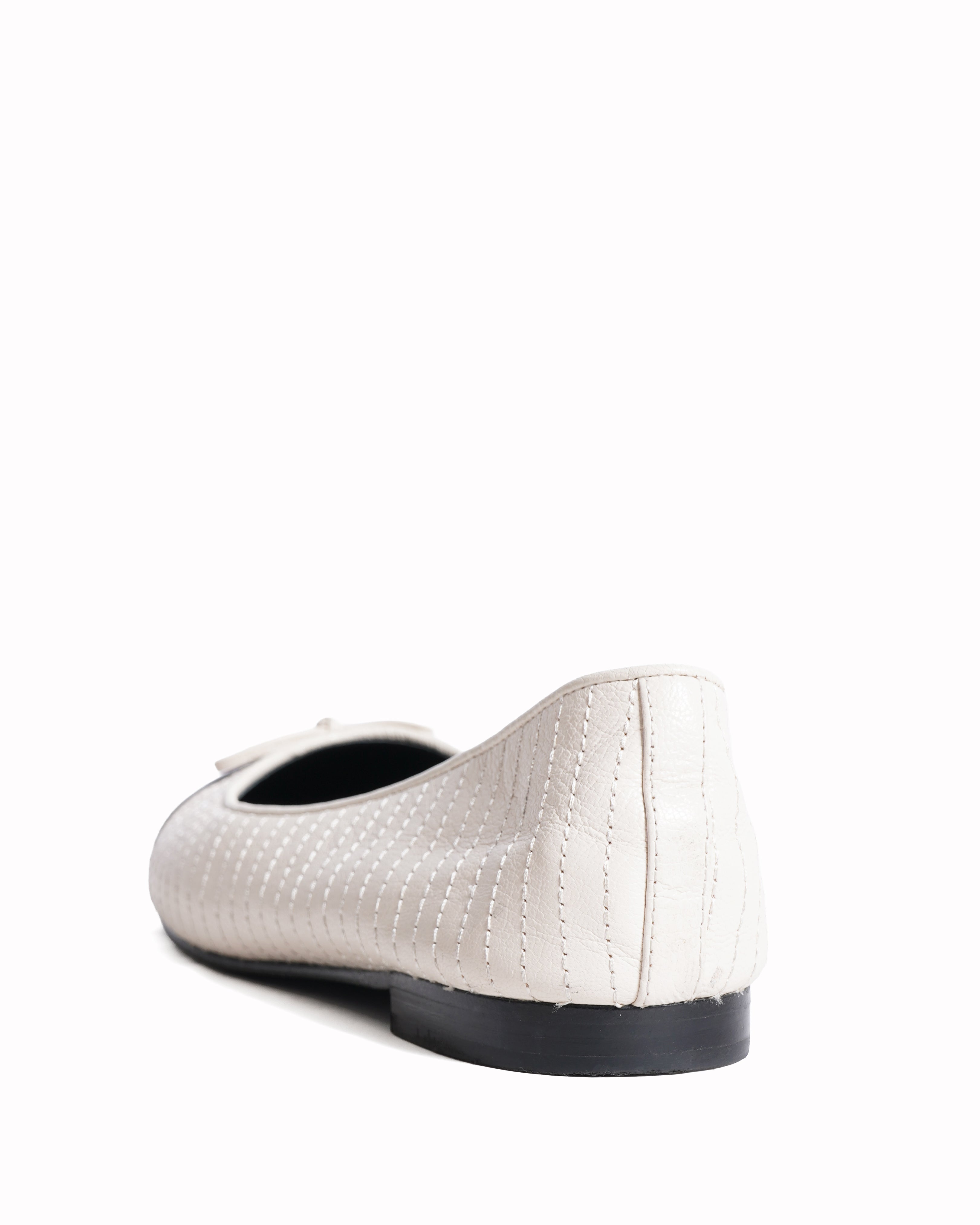 Tory Burch Ballet Flats In Black & Cream
