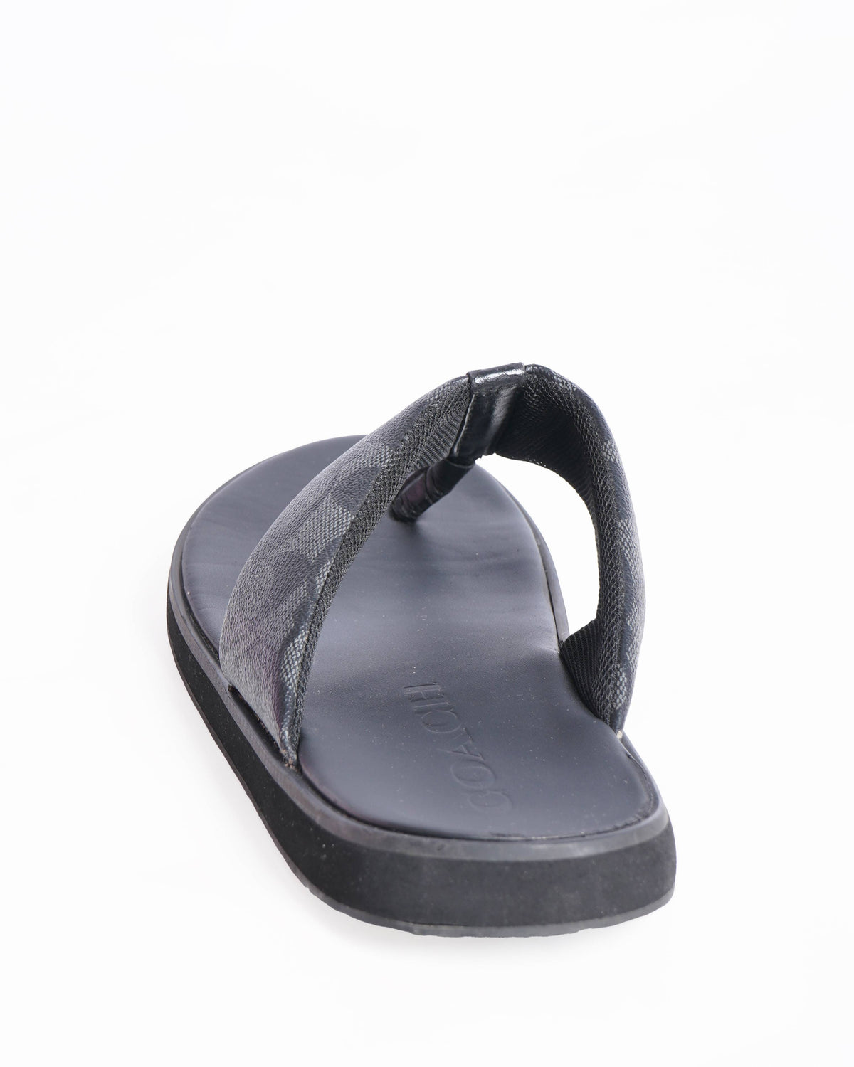 Coach Signature Canvas Flip Flops