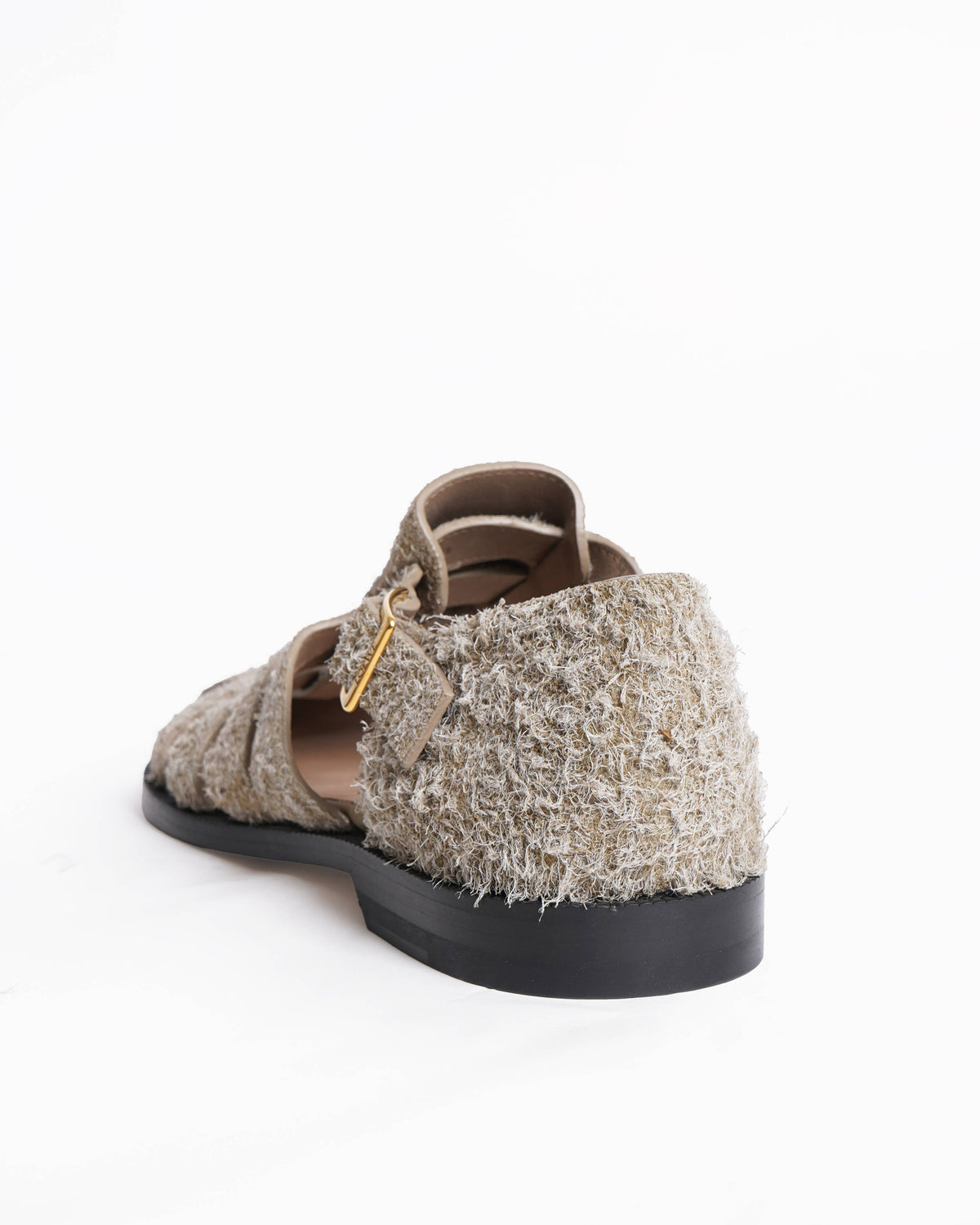 Loewe campo cutout brushed suede sandals