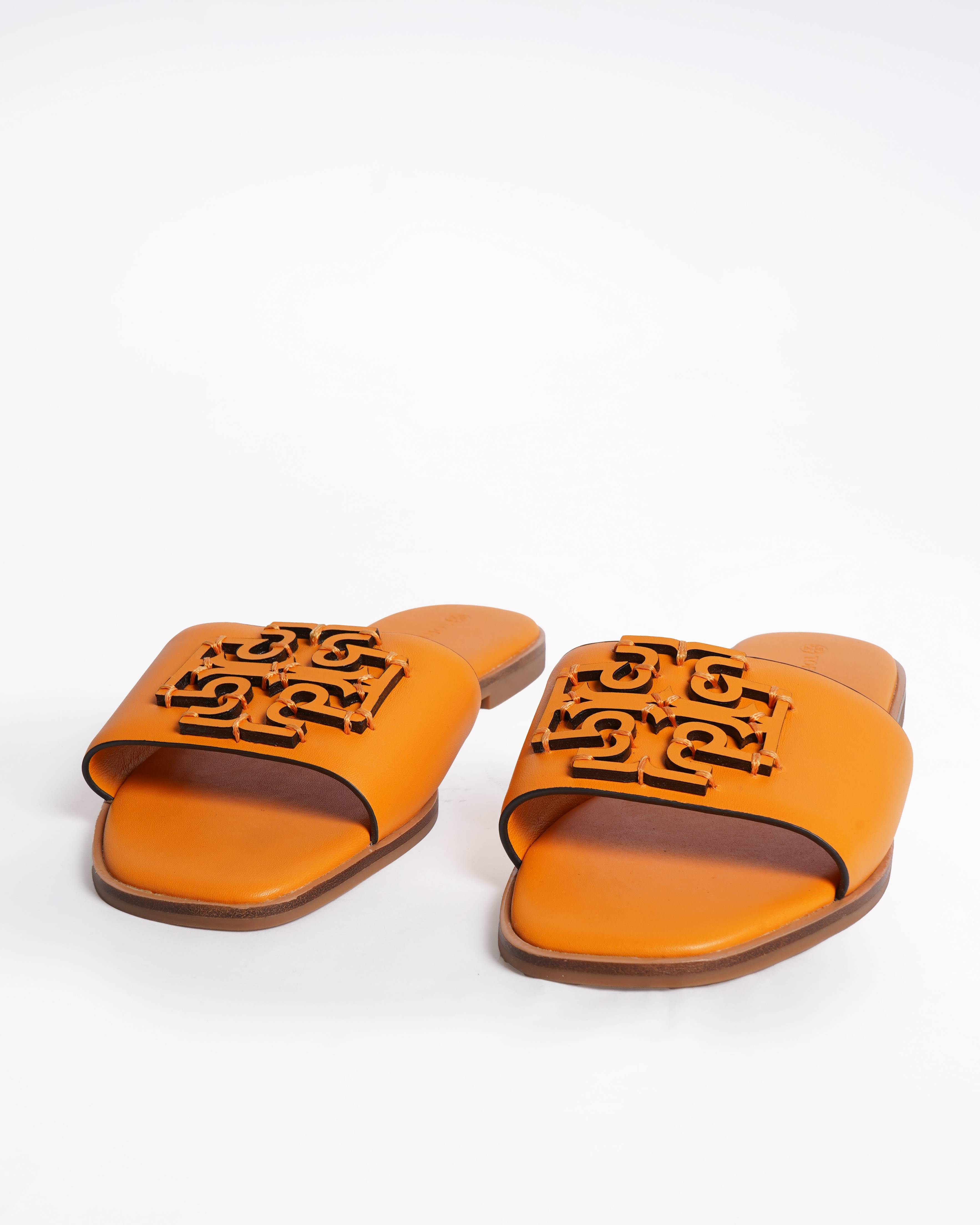 New Tory Burch Ines Open-Toe Slides