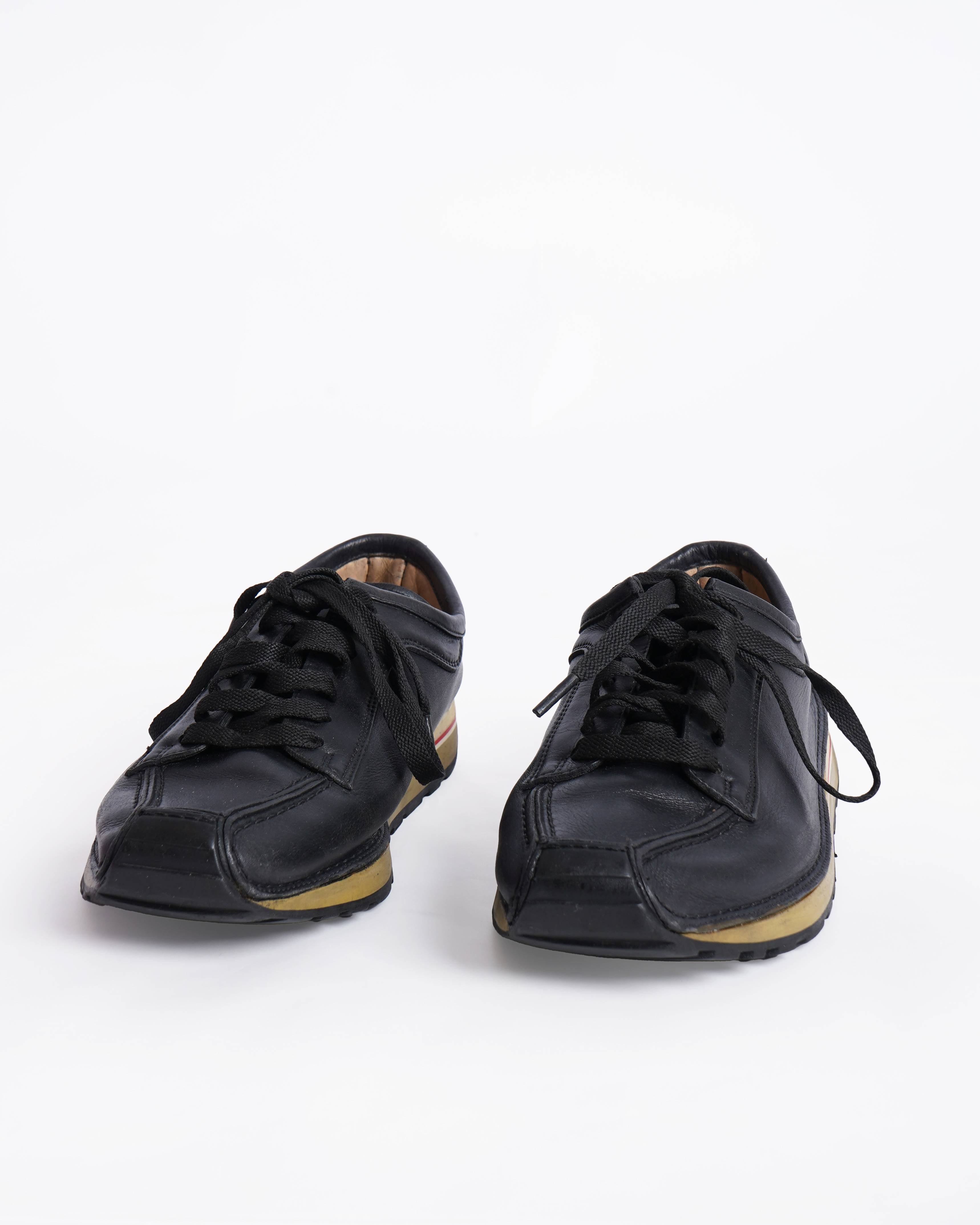 Bally Black Sneakers Oxfords Vintage