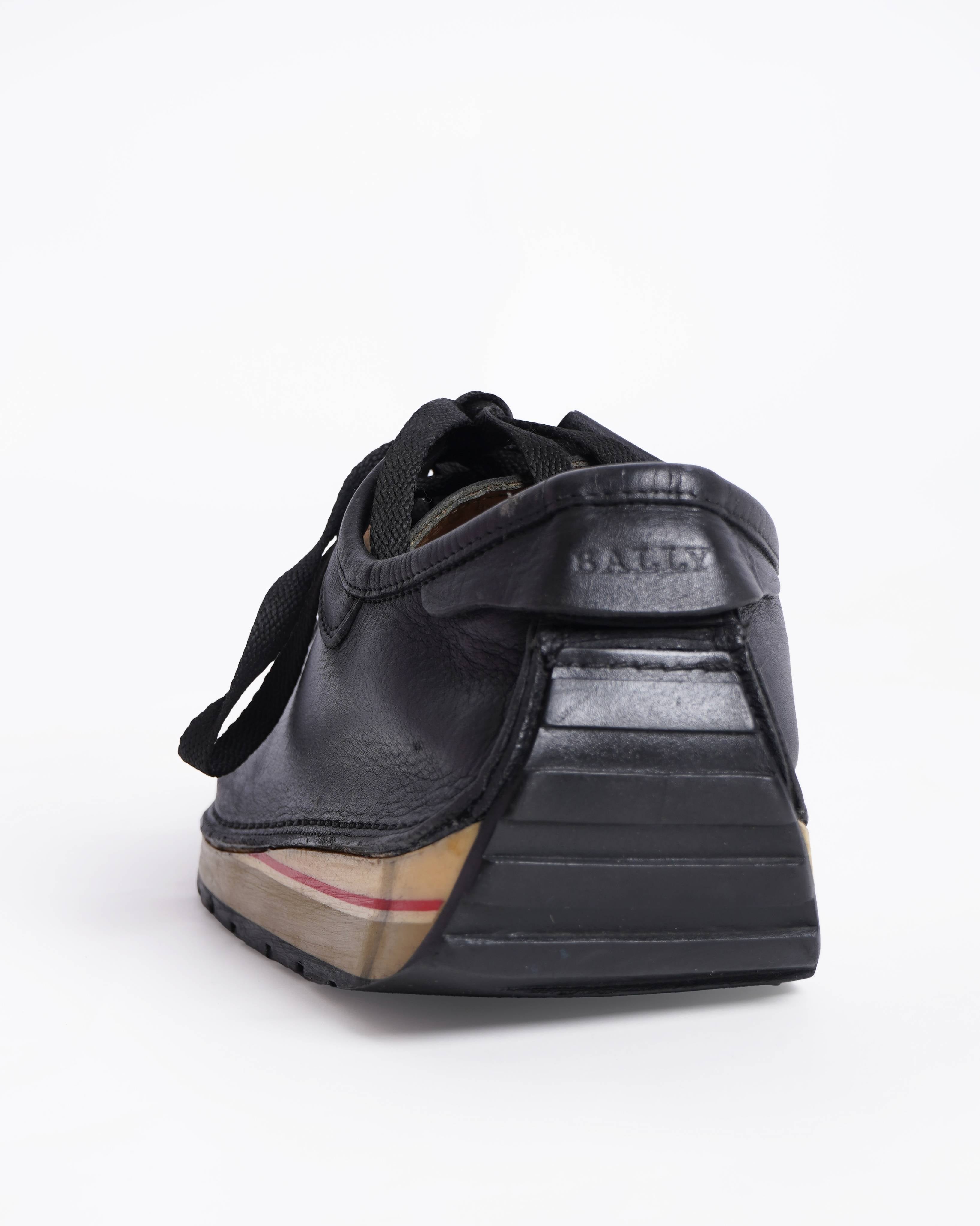 Bally Black Sneakers Oxfords Vintage