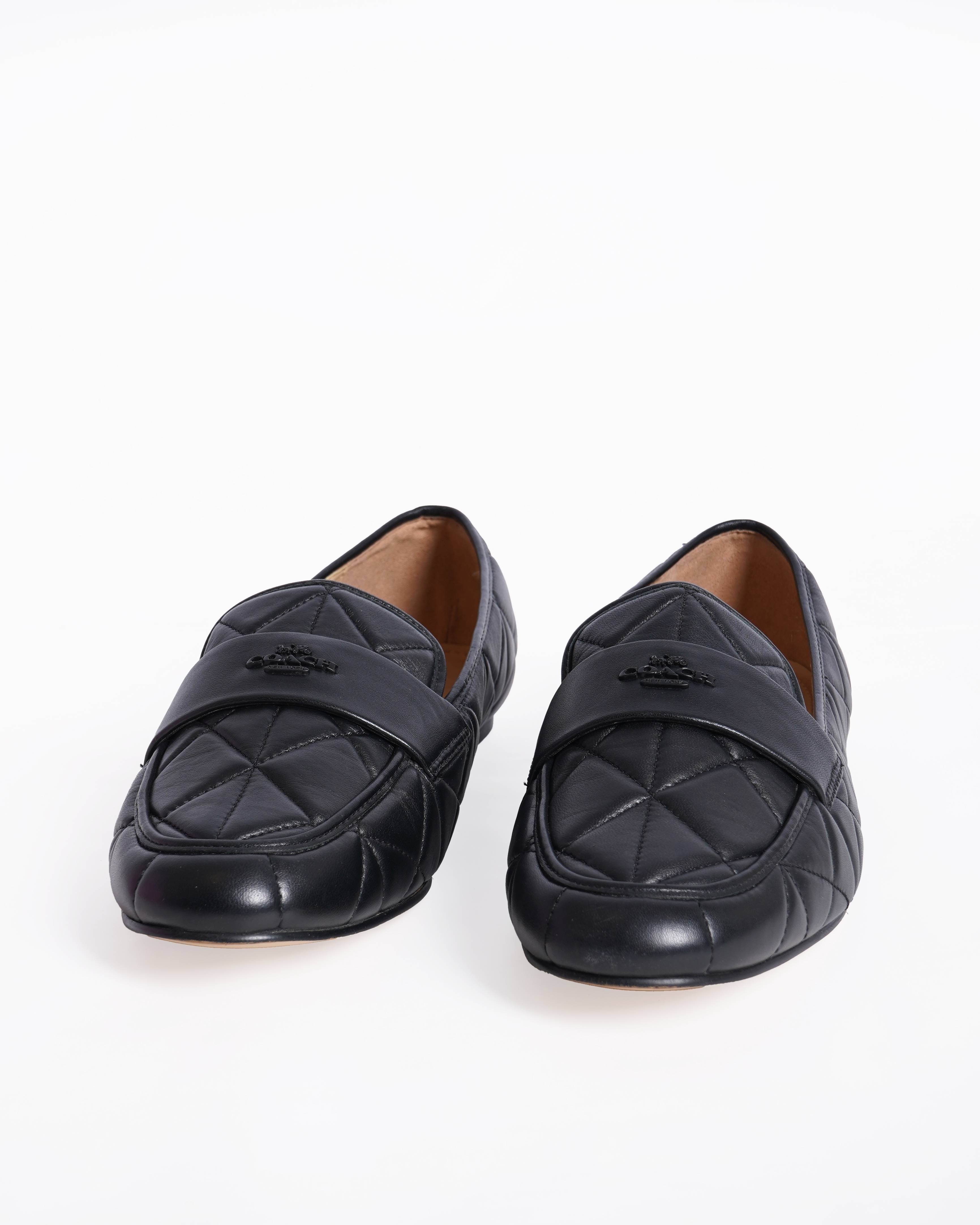 New Coach Heidi Black Loafers