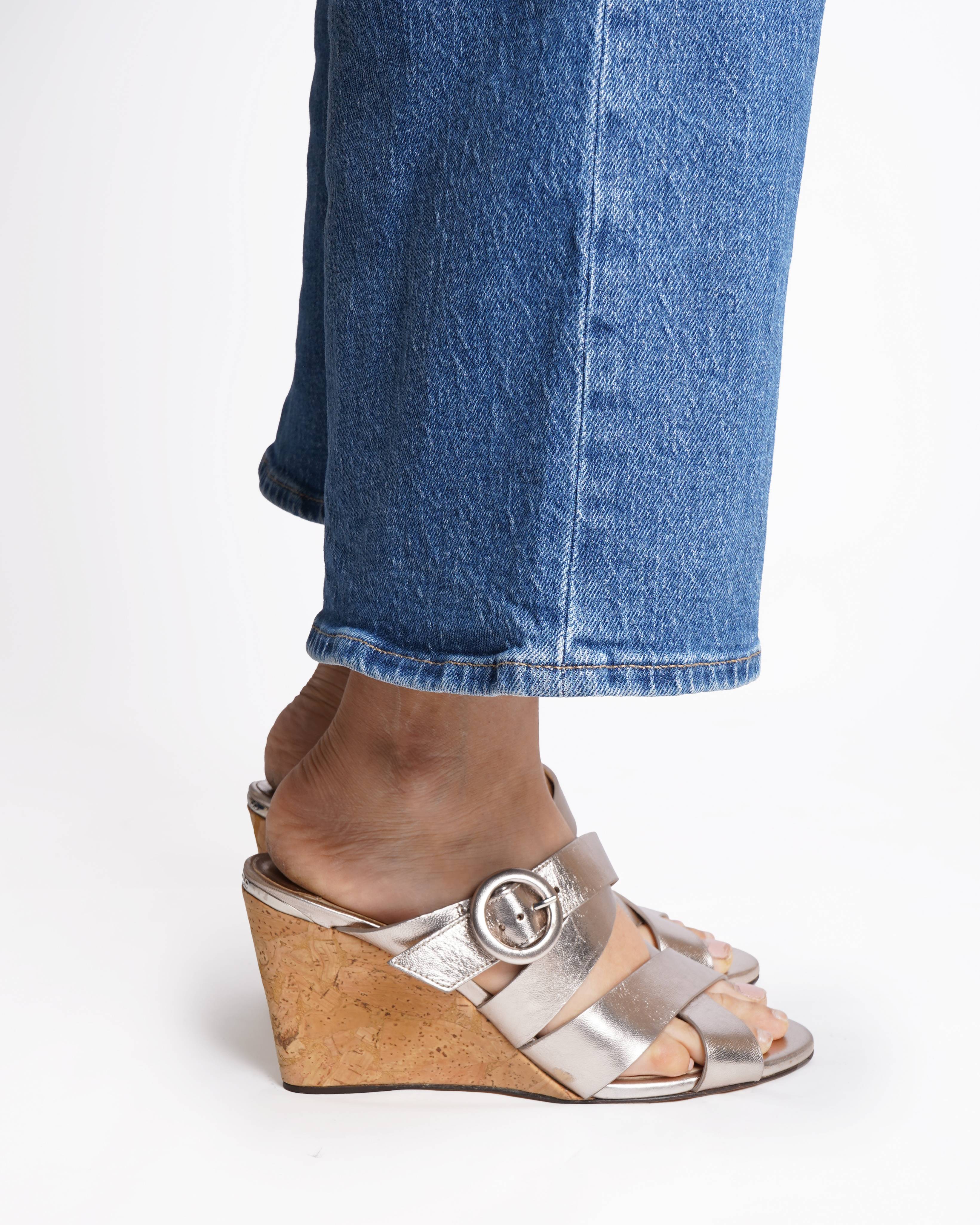 Jimmy Choo Romy Leather Wedge Sandals