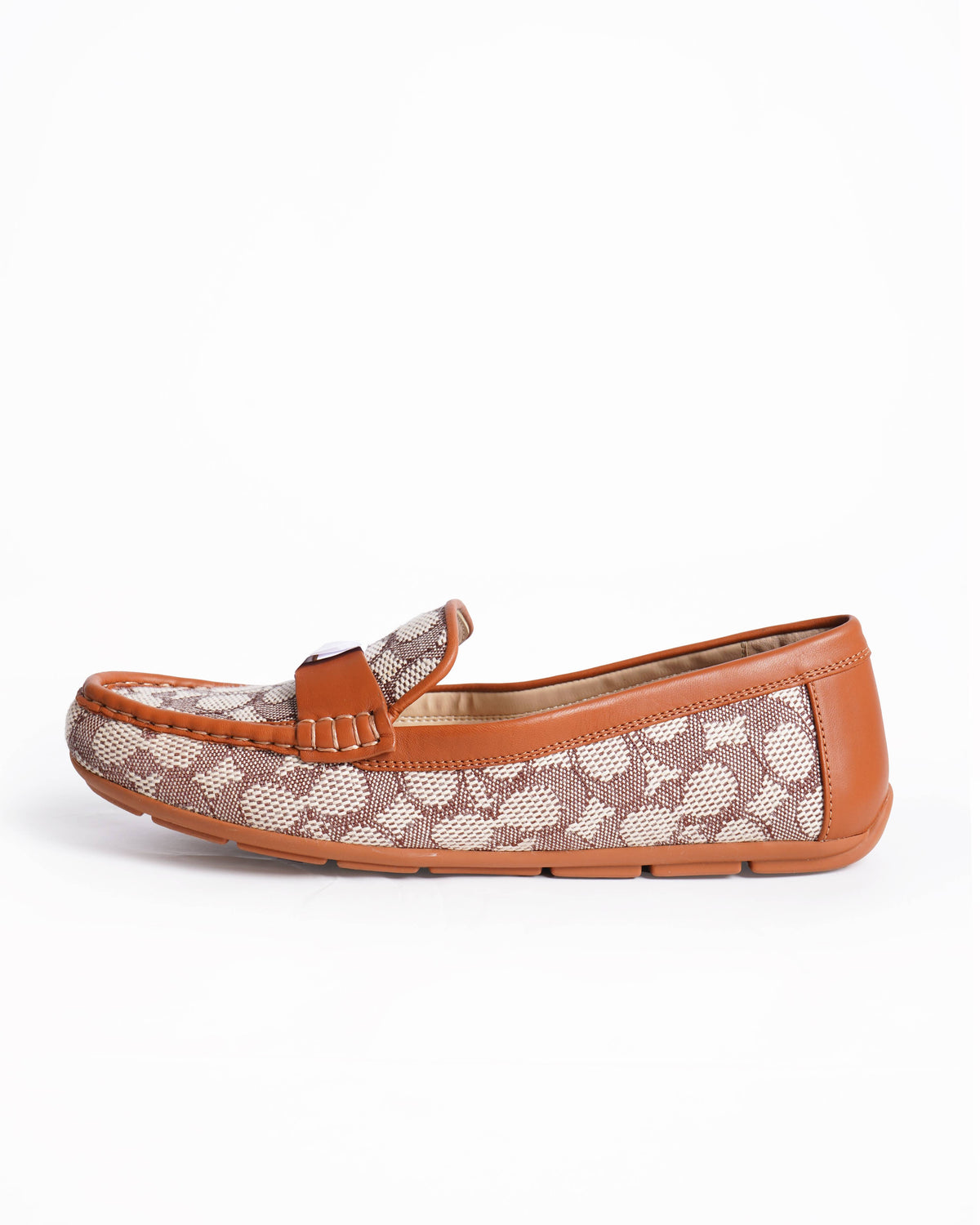 New COACH Leah Signature Jacquard Slip-On Loafers