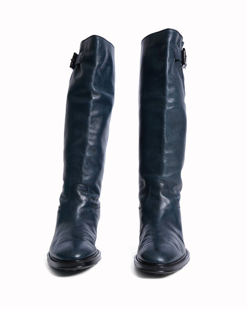 Tod's leather Scandi Girl Tall Riding Boots