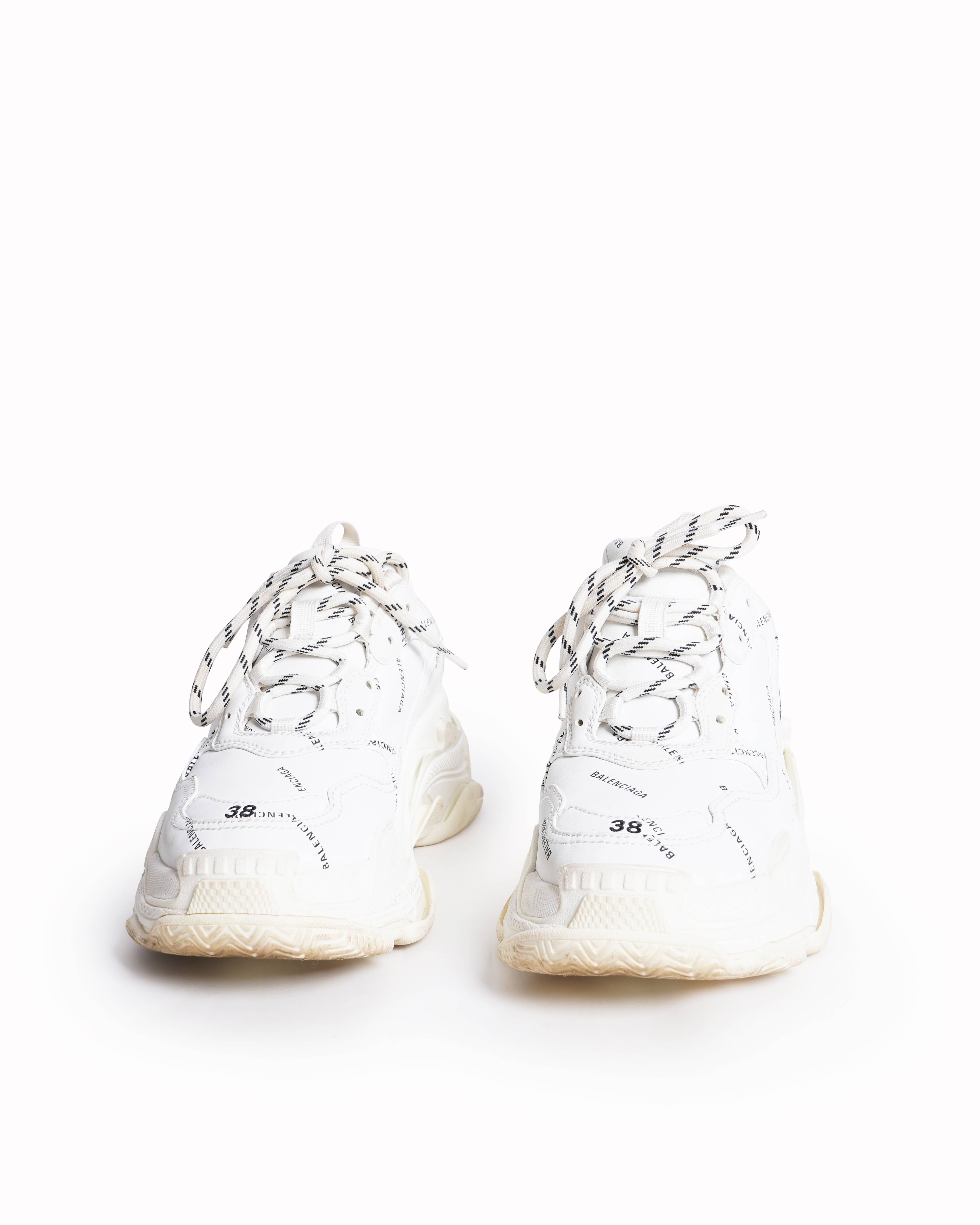 Balenciaga Triple S All-over Logo Sneakers