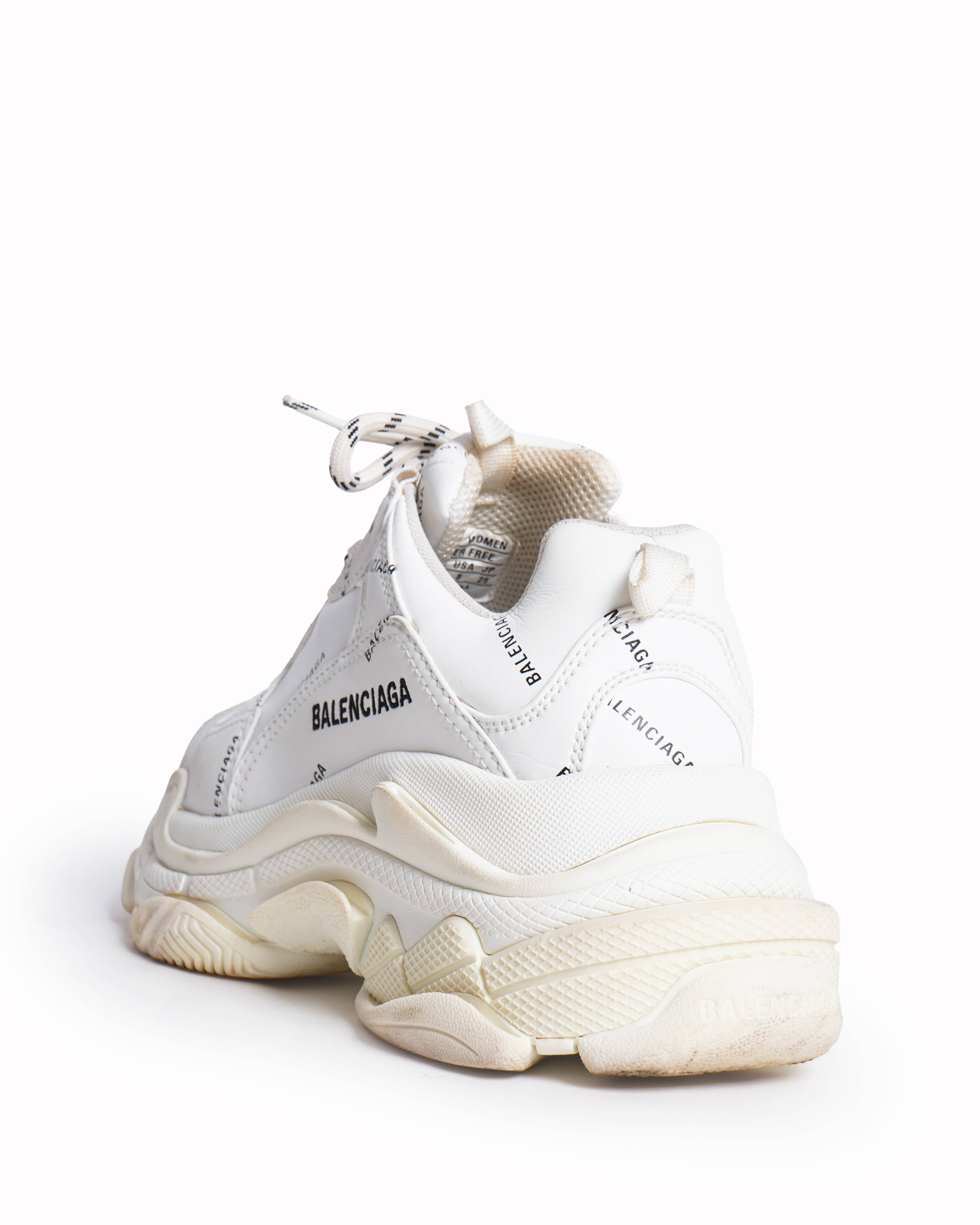 Balenciaga Triple S All-over Logo Sneakers