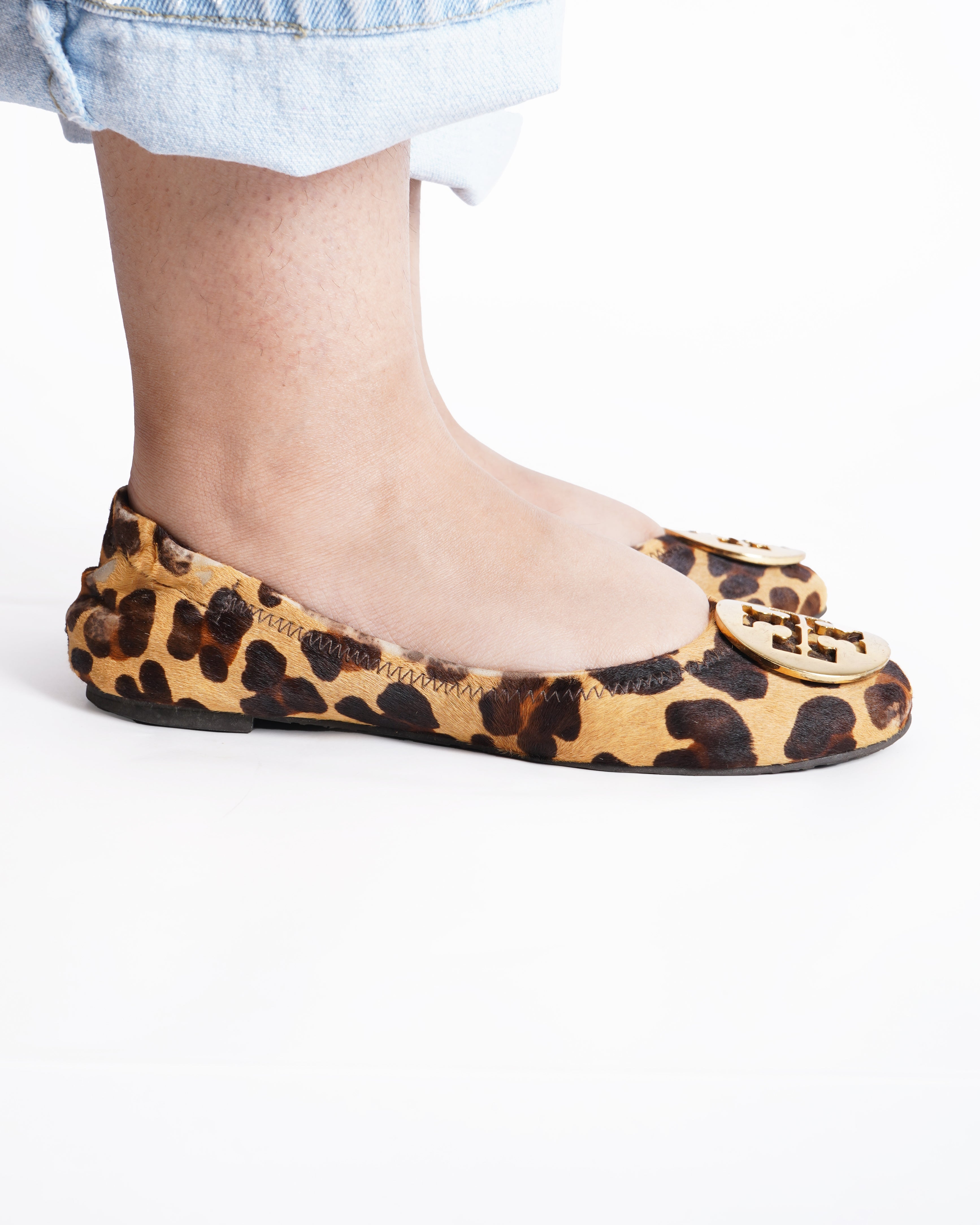 Tory Burch Reva Leopard Ballet flats