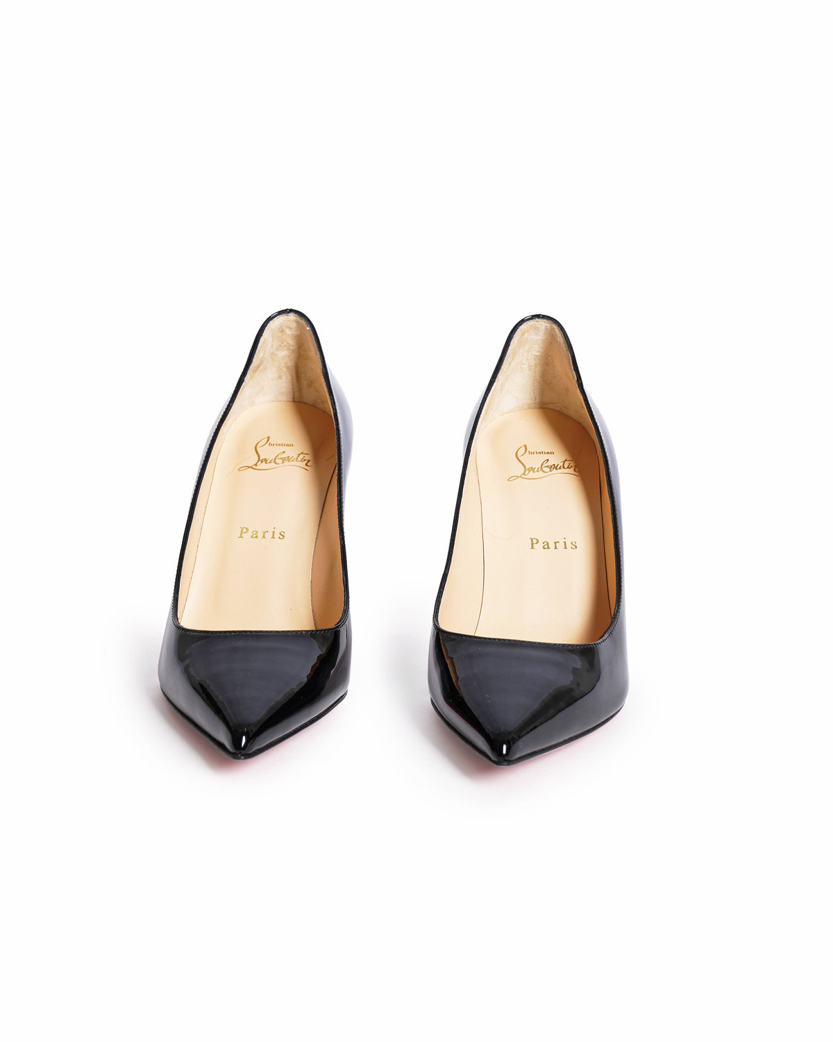 Christian Louboutin Kate 85 Black Patent Heels