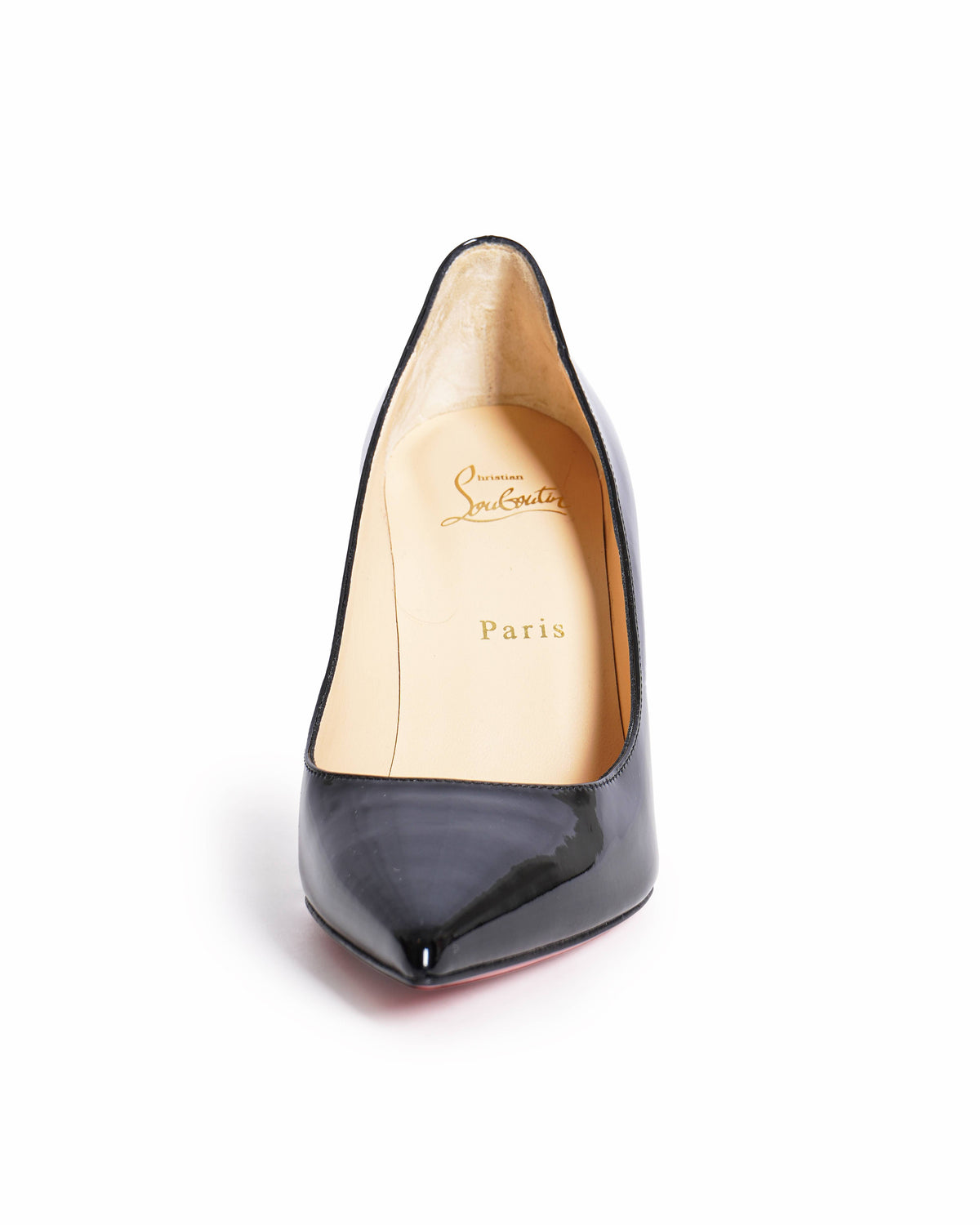 Christian Louboutin Kate 85 Black Patent Heels