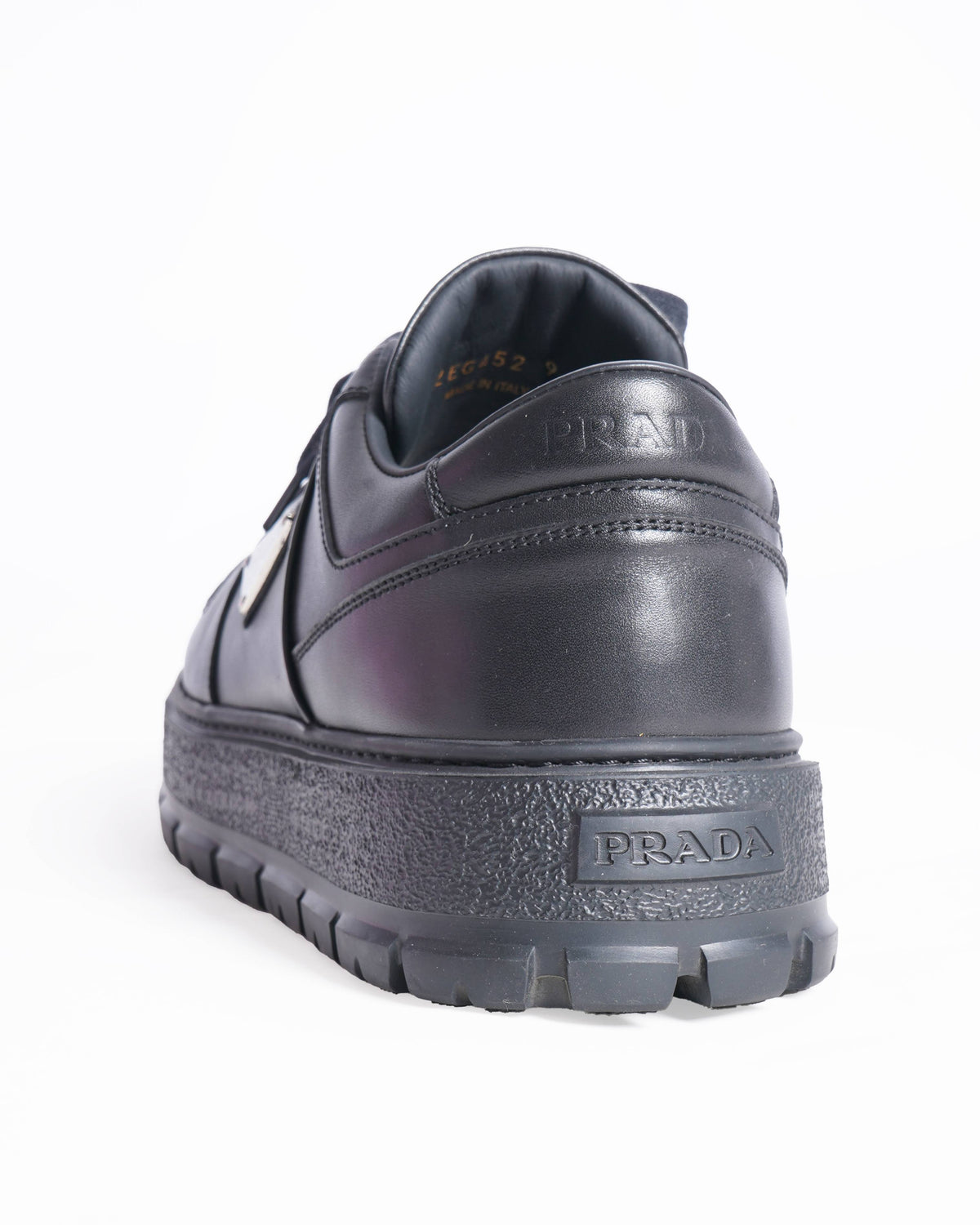 New Prada Black Calfskin Leather