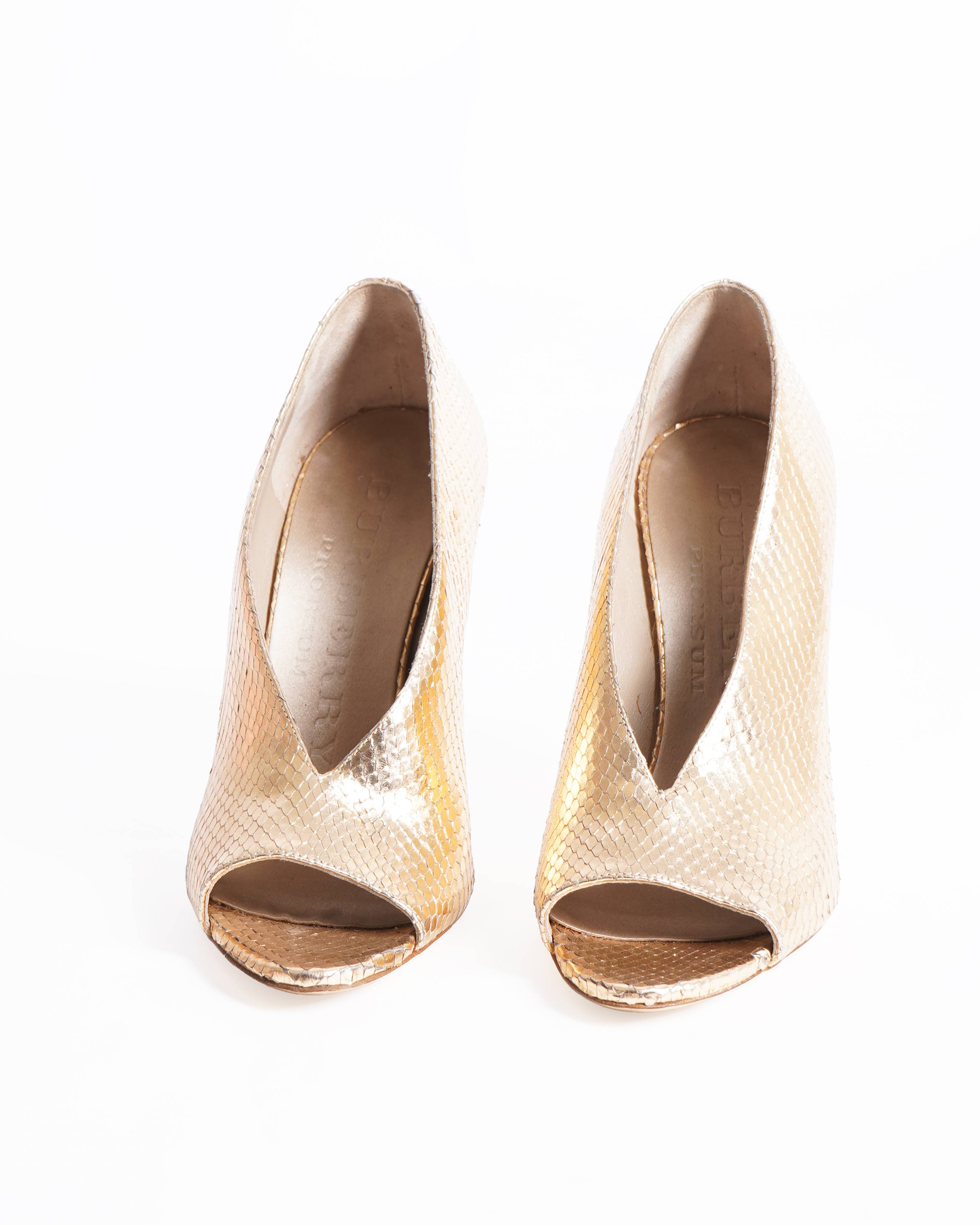 Burberry Prorsum Python Haydons Pumps