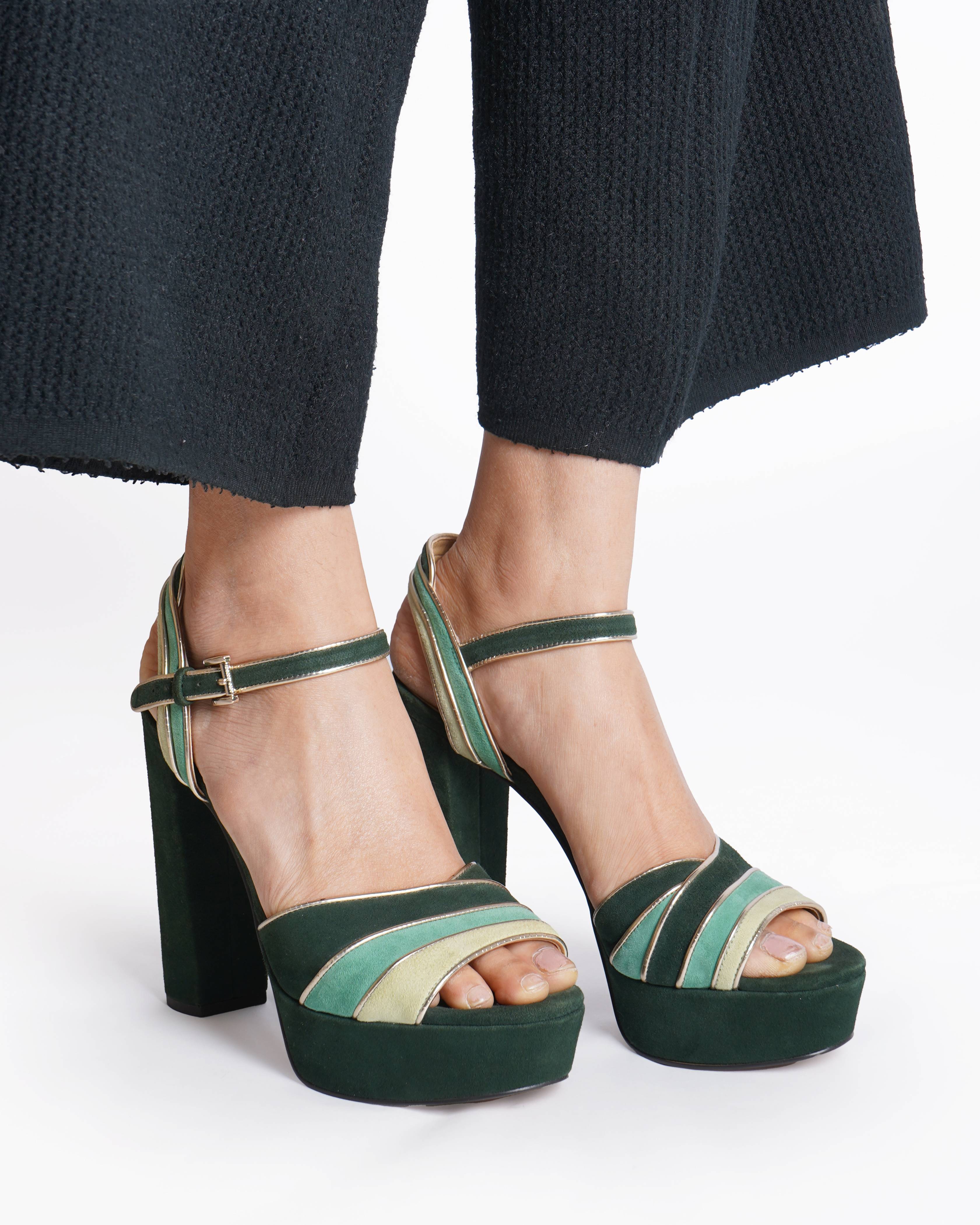 Michael kors Harper Platform Heels with Ankle Strap