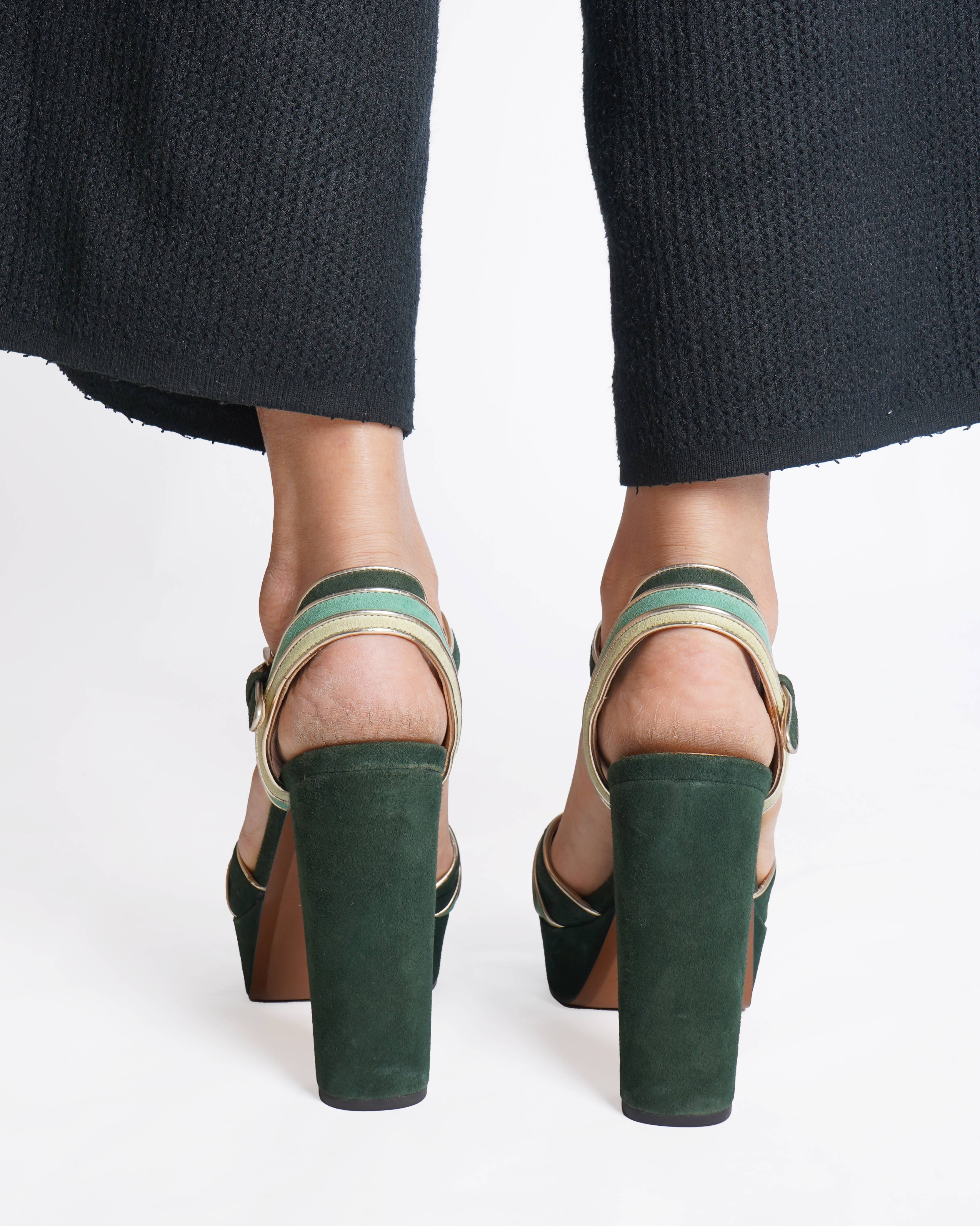 Michael kors Harper Platform Heels with Ankle Strap