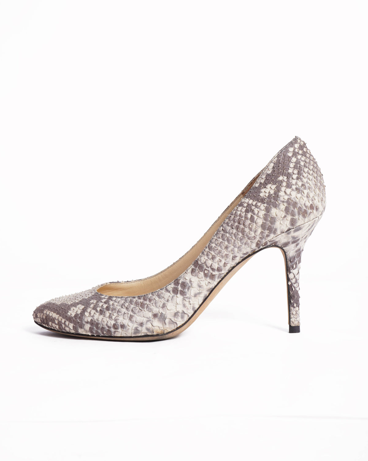 Jimmy Choo Snakeskin Stilettos Pumps