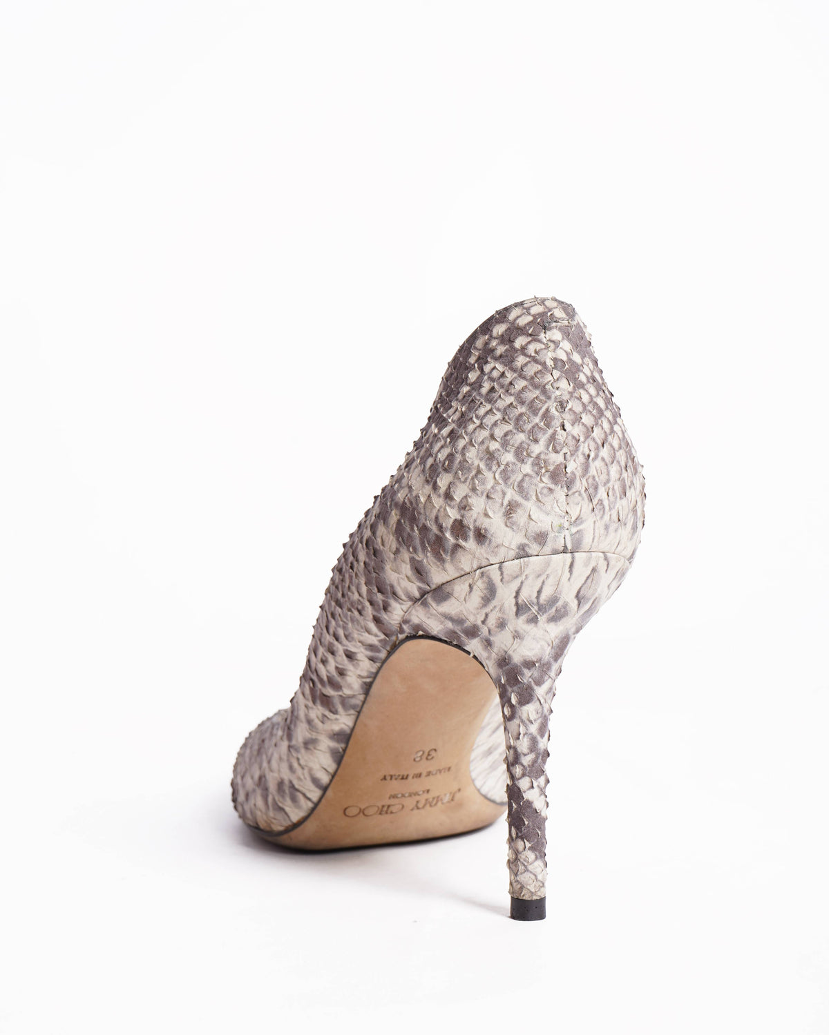 Jimmy Choo Snakeskin Stilettos Pumps