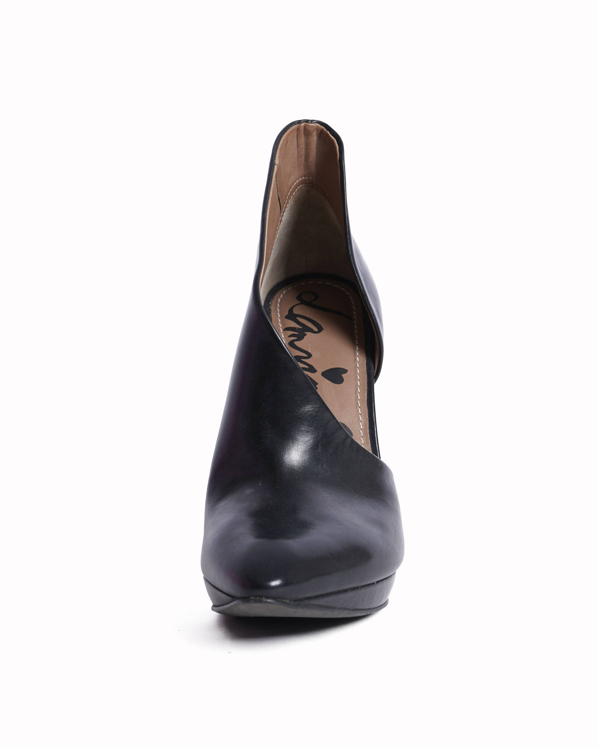 Lanvin High Top Heels In Black