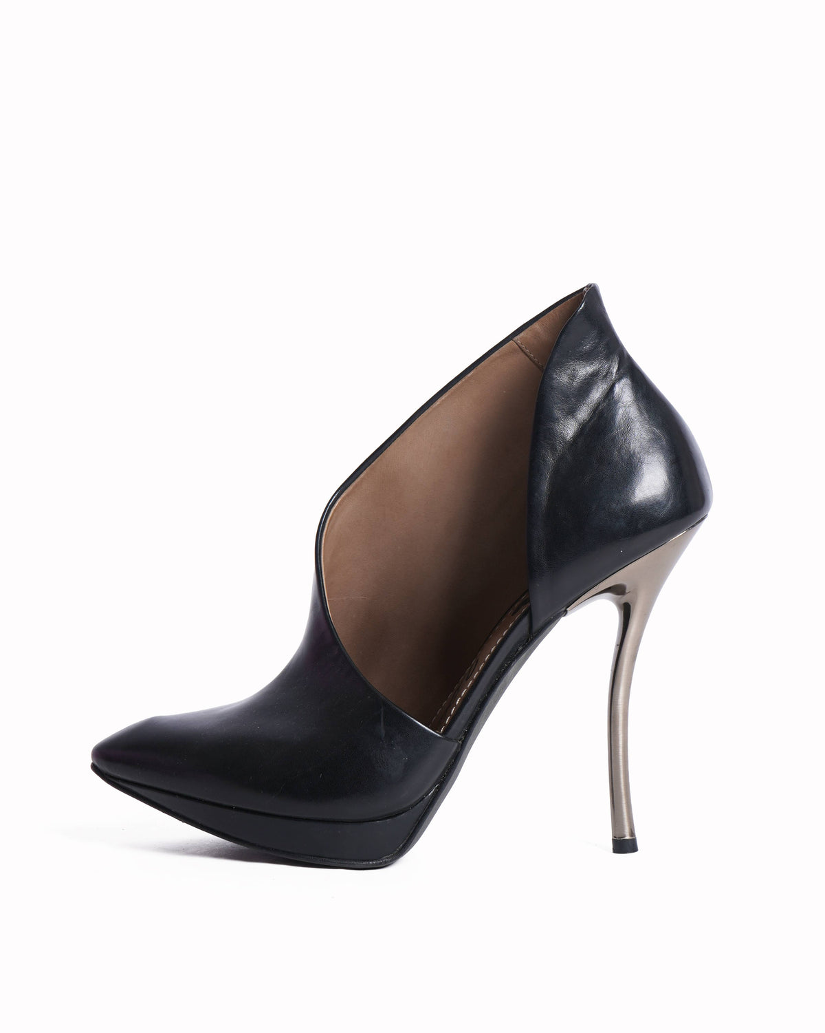 Lanvin High Top Heels In Black